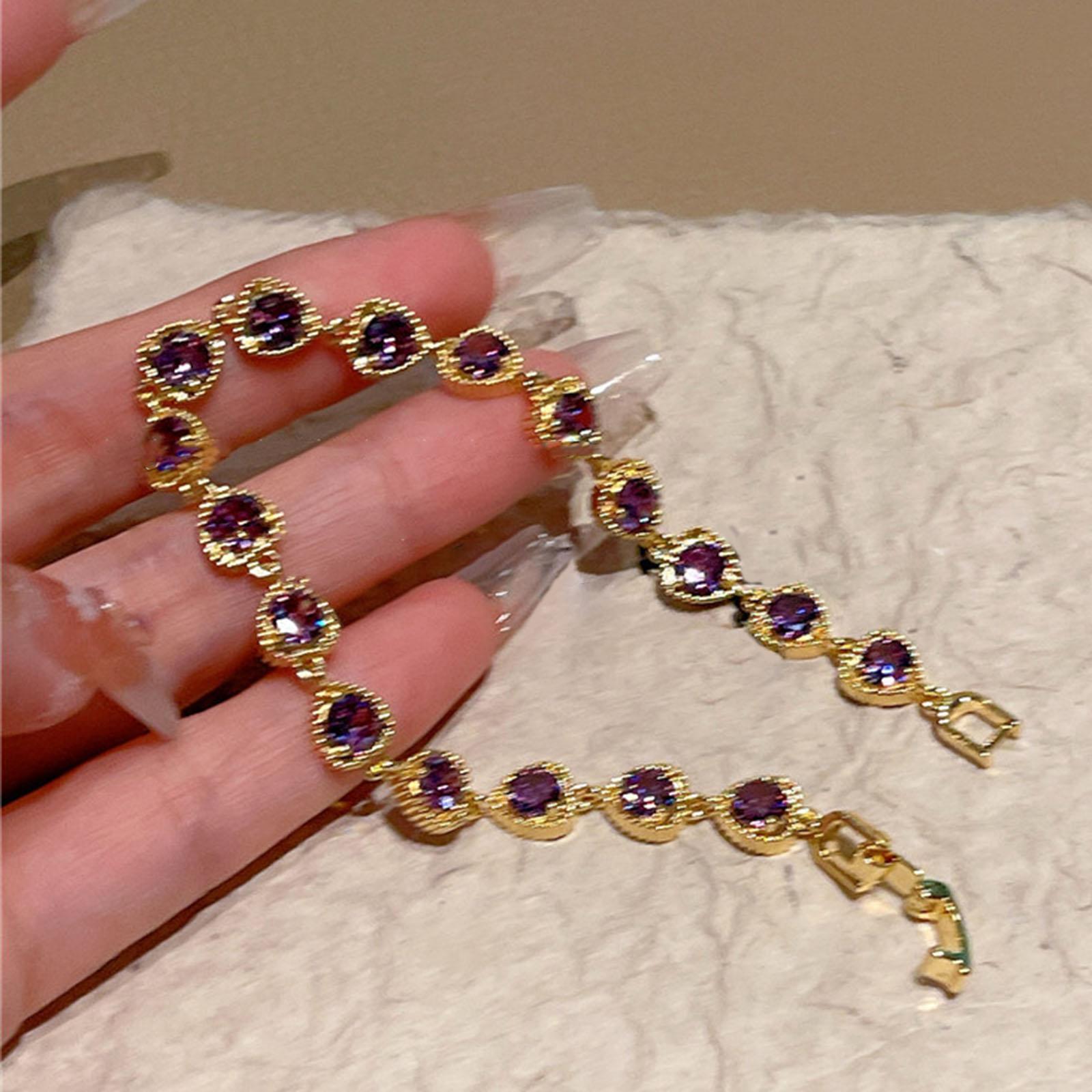 Love Heart Charms Bracelets for Women Valentine's Day Bracelet for Teens Mom