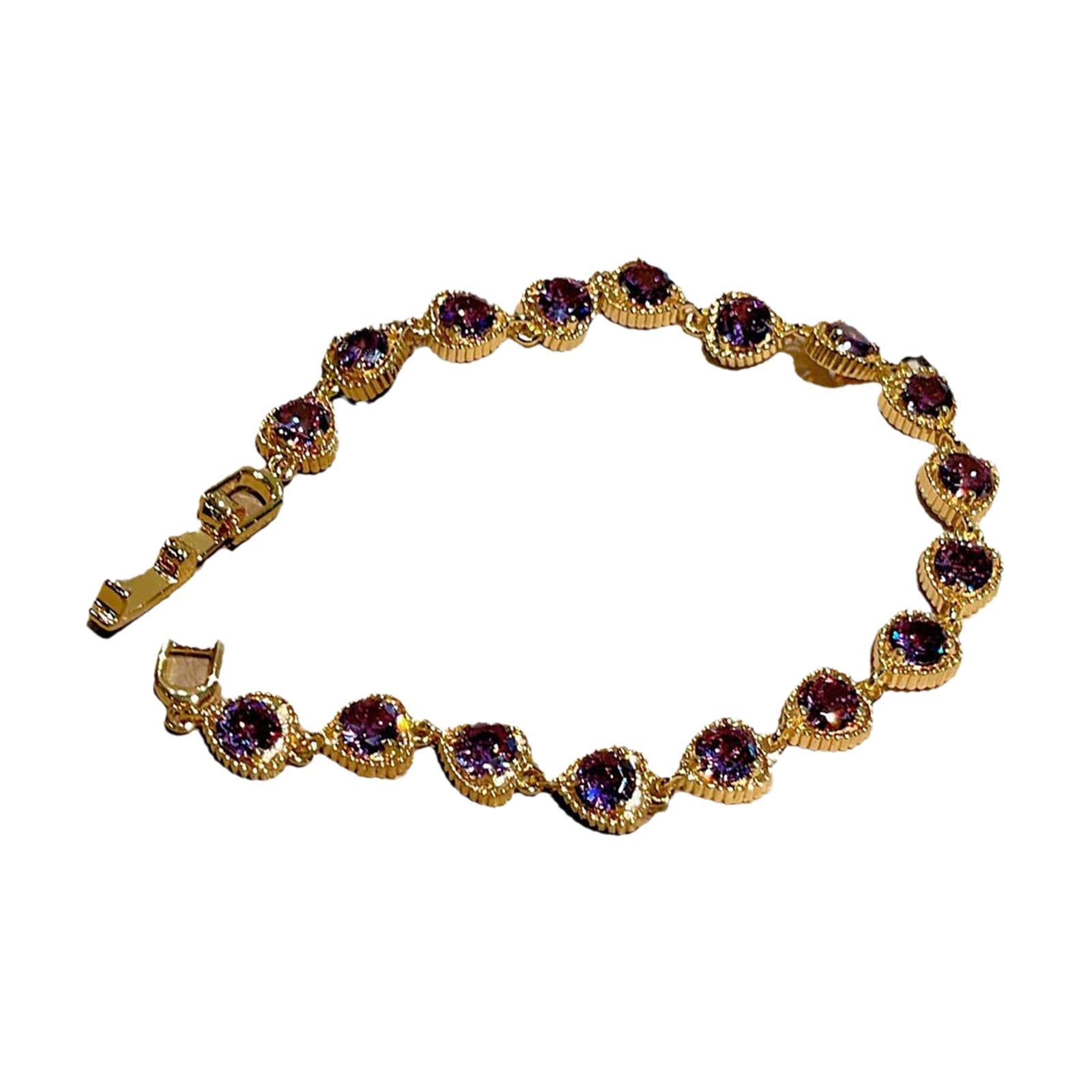 Love Heart Charms Bracelets for Women Valentine's Day Bracelet for Teens Mom