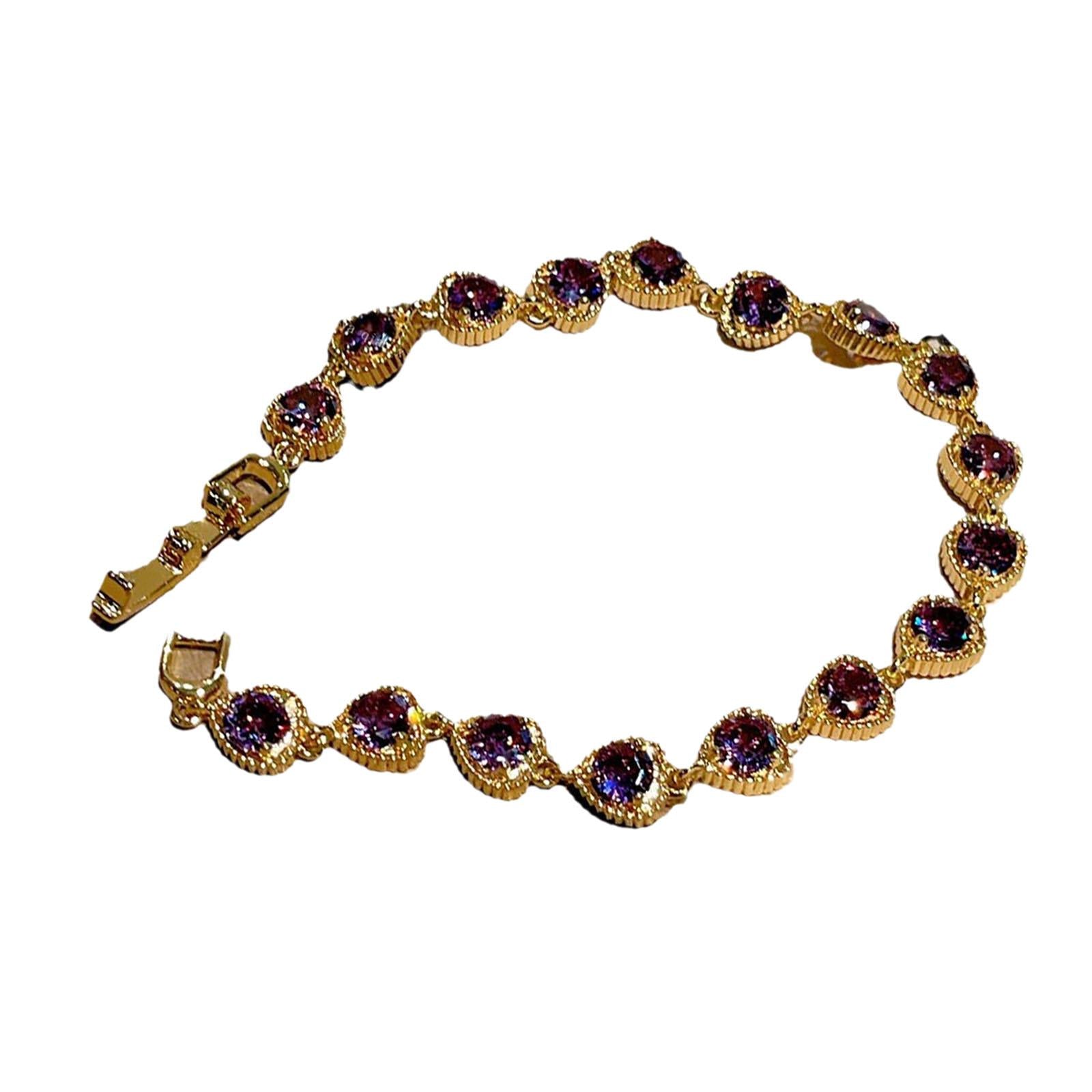 Love Heart Charms Bracelets for Women Valentine's Day Bracelet for Teens Mom