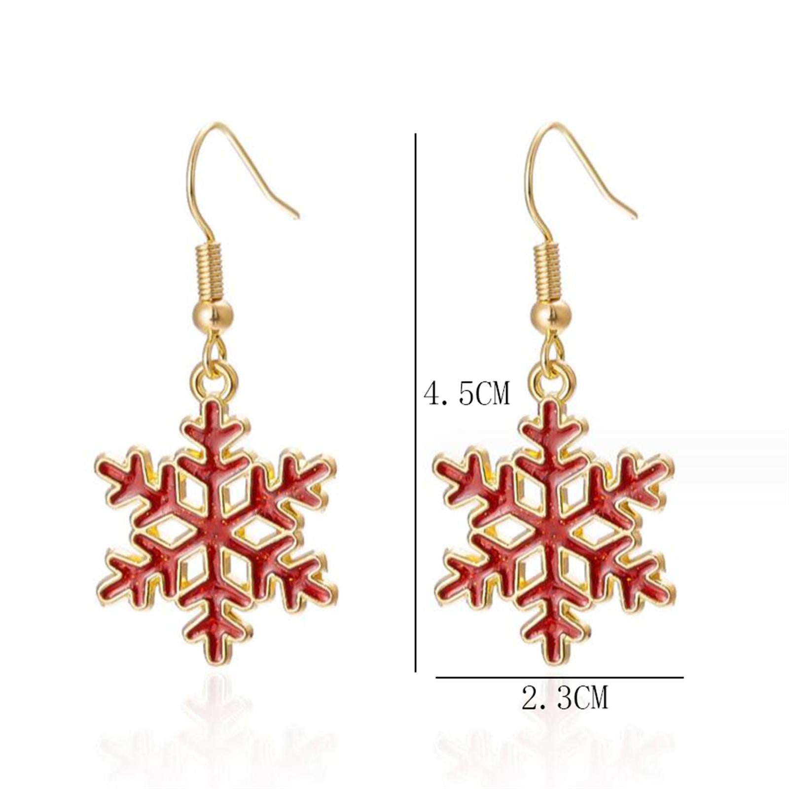 Drop Earrings Creative Studs for Anniversary Engagement Valentines Day Decor red