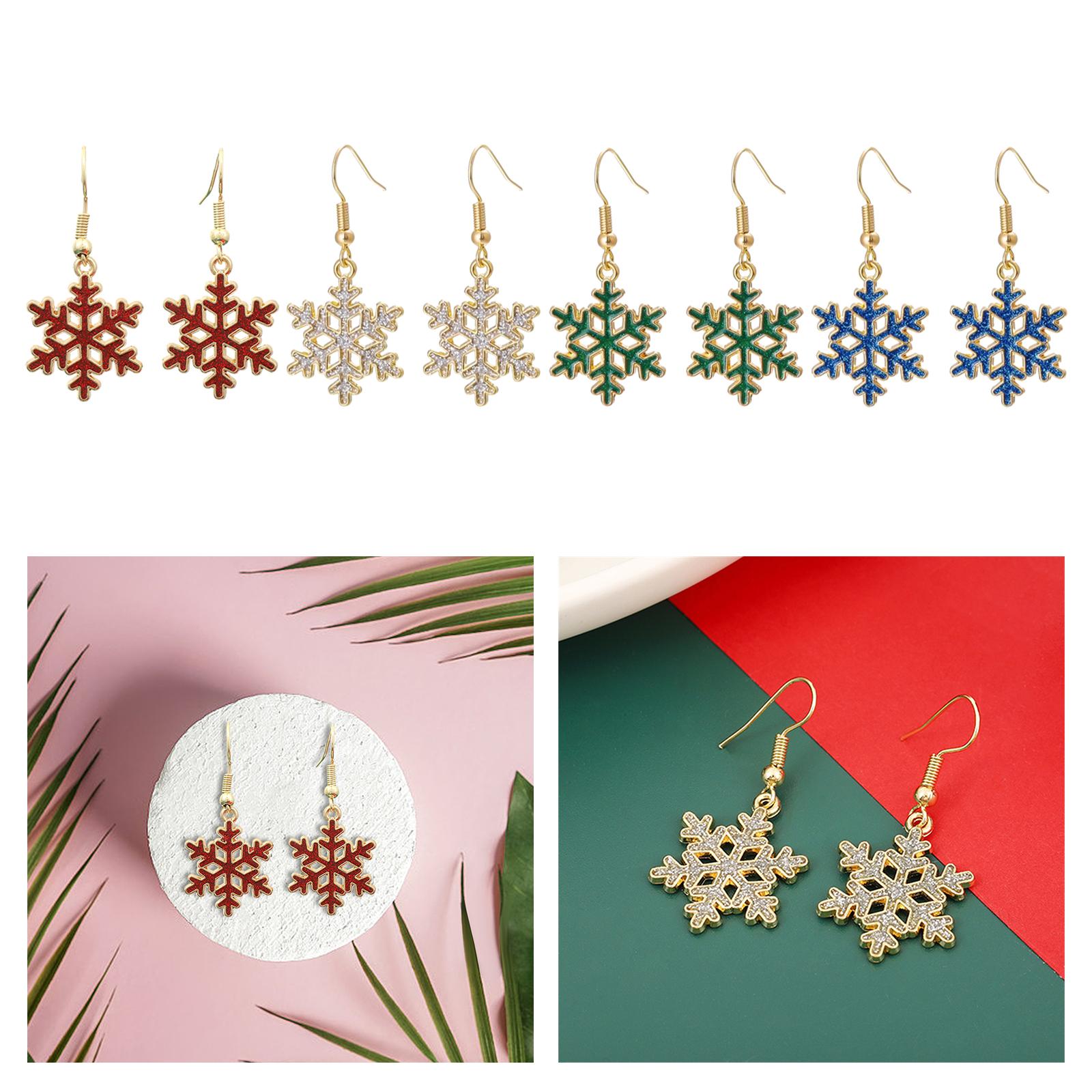 Drop Earrings Creative Studs for Anniversary Engagement Valentines Day Decor red