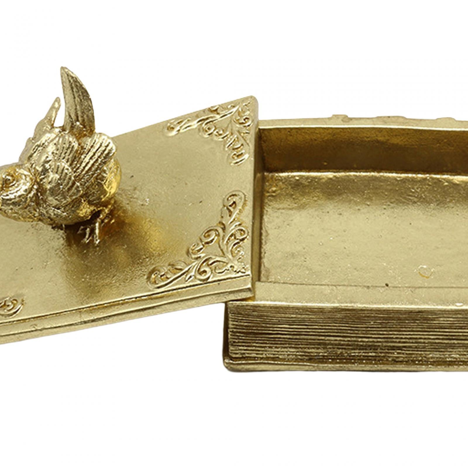 Jewelry Box Rings Earrings Storage Box Mini Magpie Statue Wedding Favor Gift