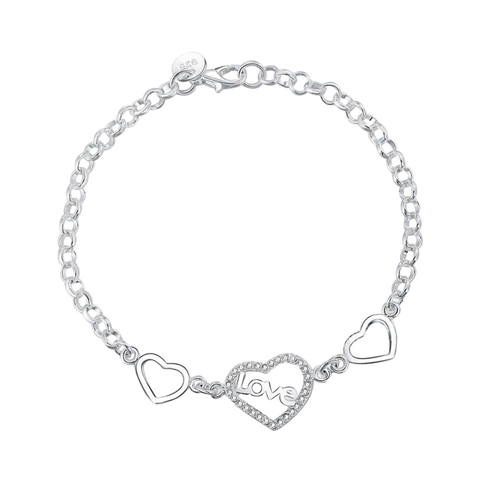 Valentine's Day Bracelet Heart Bracelets for Wedding Birthday Valentine