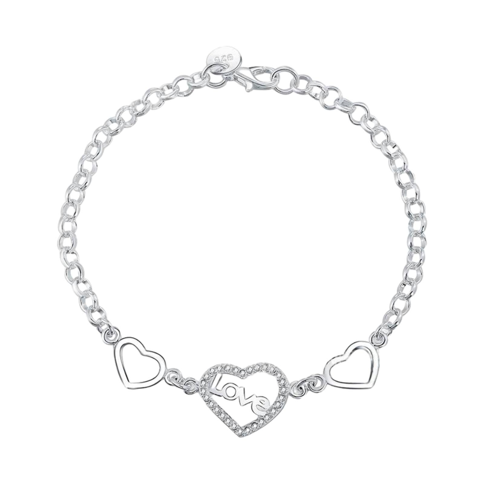 Valentine's Day Bracelet Heart Bracelets for Wedding Birthday Valentine