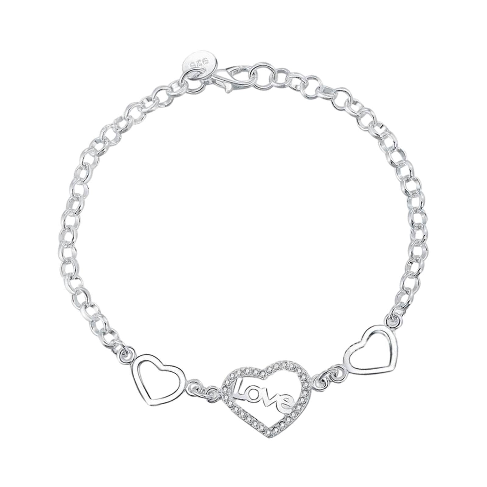 Valentine's Day Bracelet Heart Bracelets for Wedding Birthday Valentine