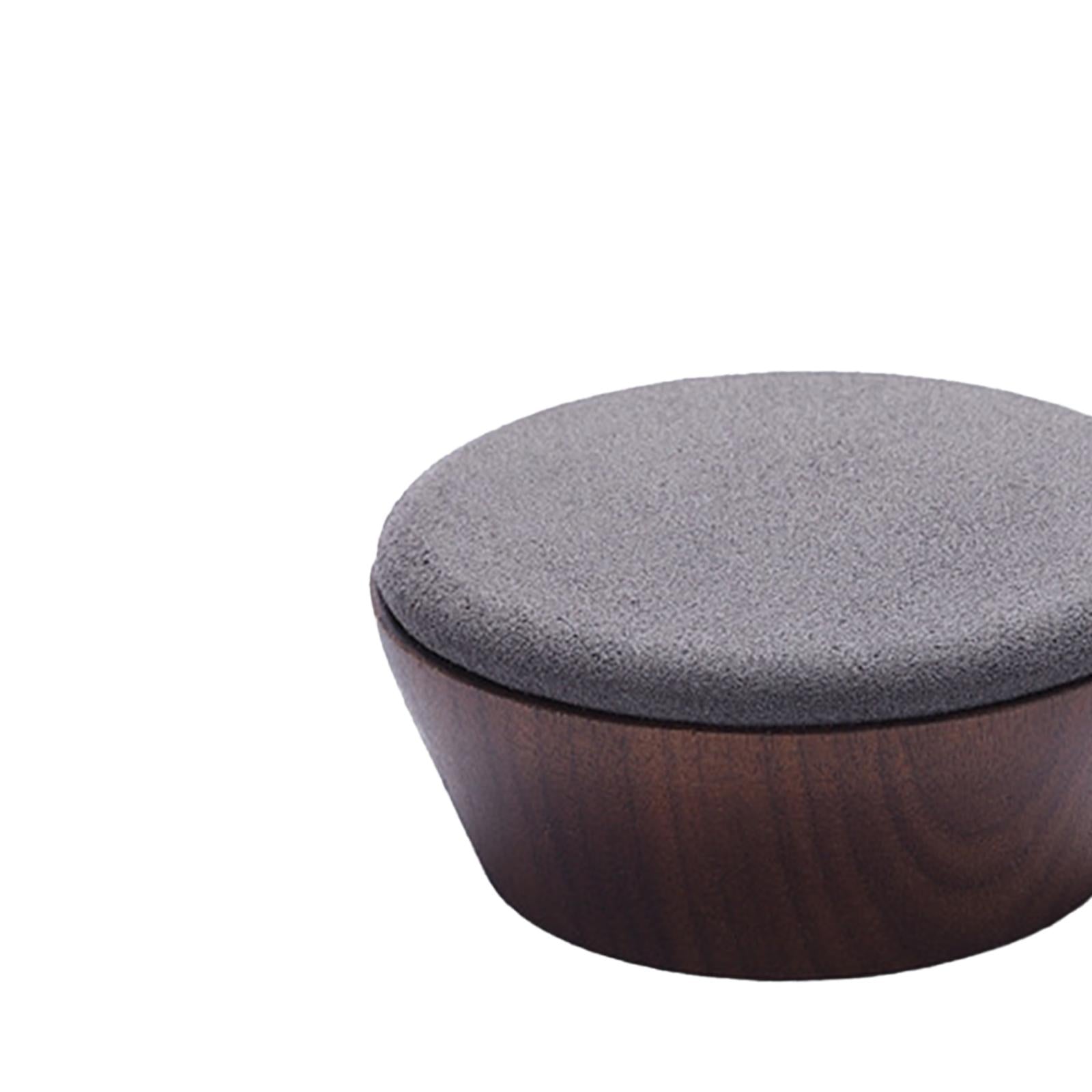 Bracelet Display Holder Wooden Tabletop Shop Windows Freestanding Ring Stand dark grey