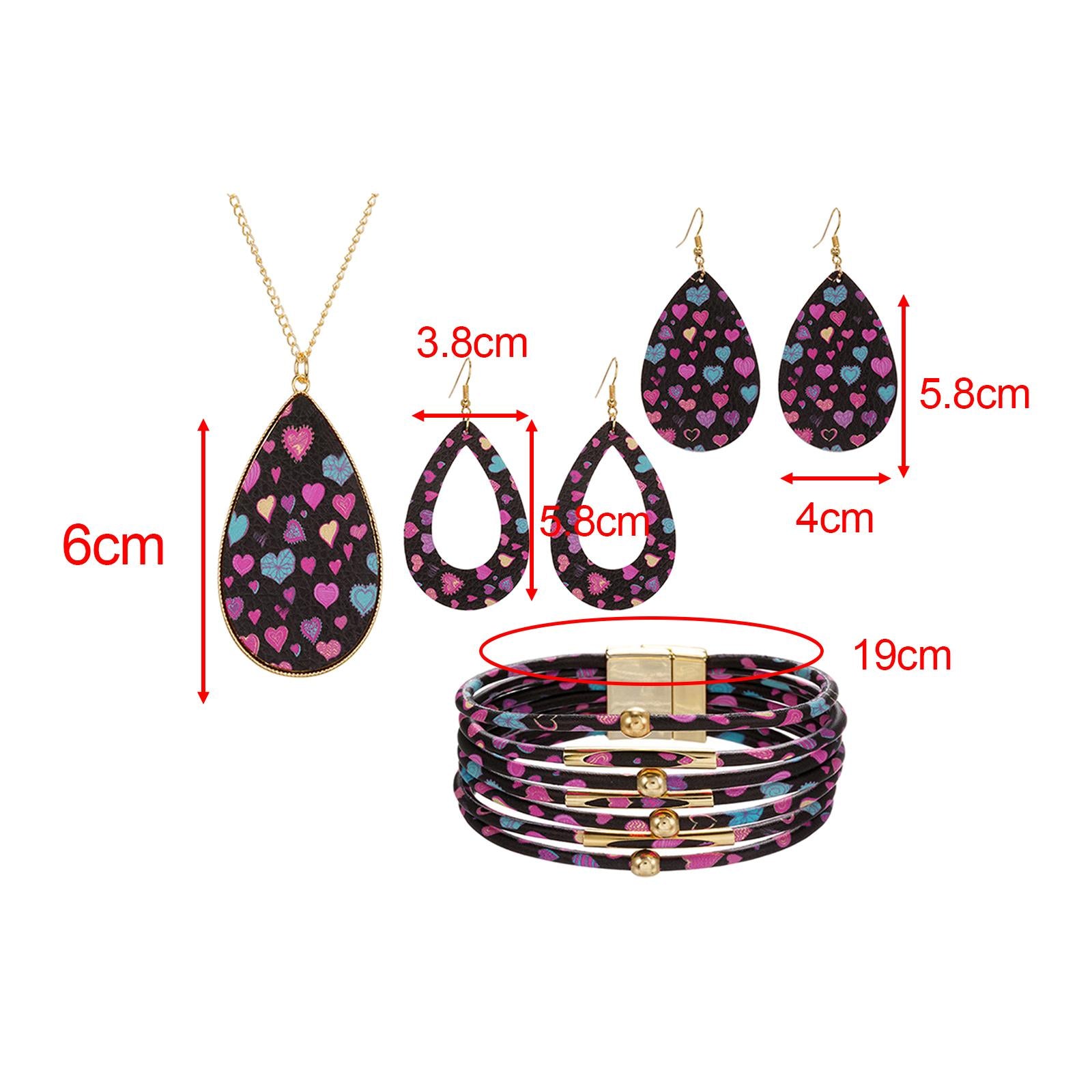 Women's Jewelry Set Valentine's Day Necklace for Party Graduation Ceremonies Black