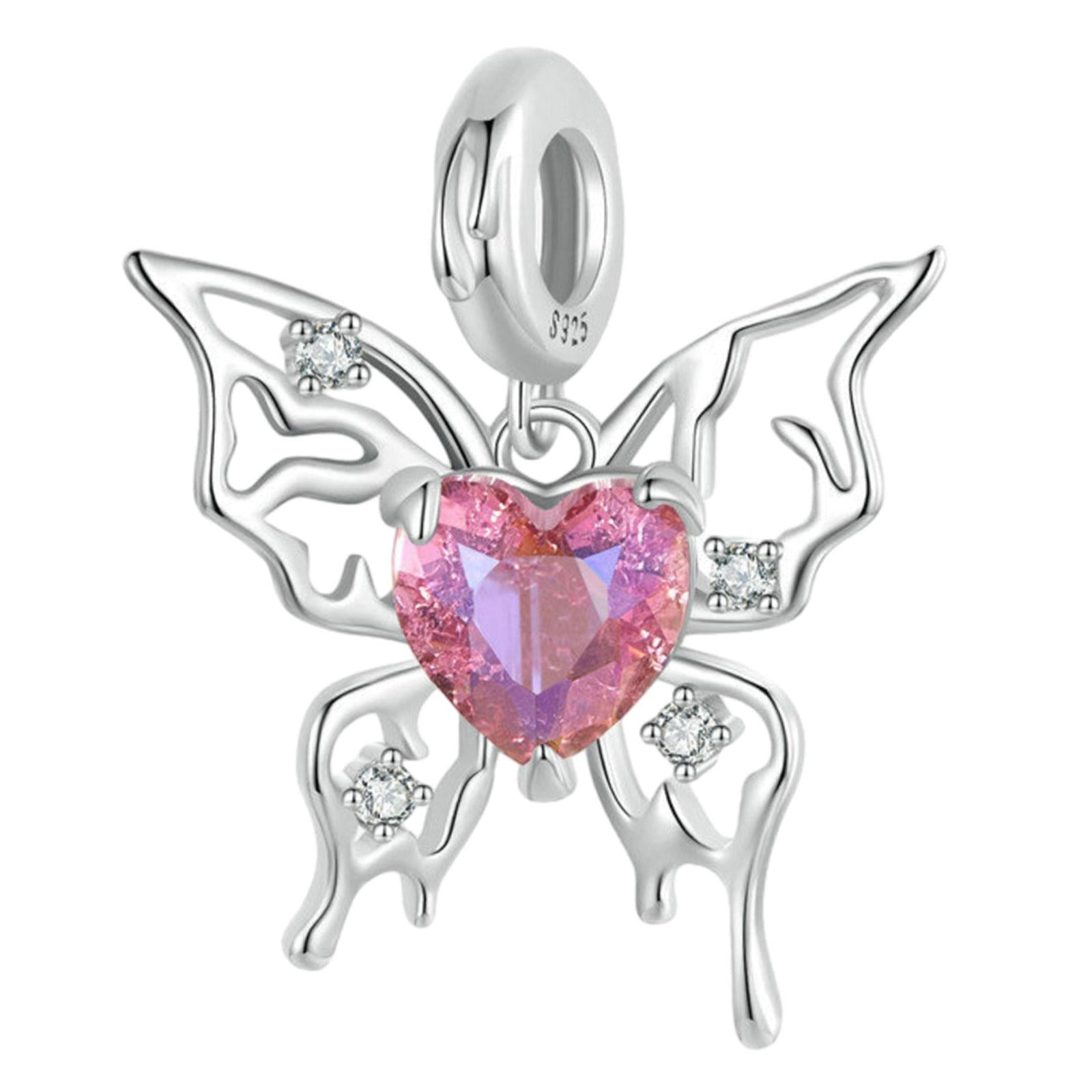 Bracelet Charm Jewelry Pendant for Jewelry Making Findings Earring Necklaces Butterfly 2.7x2.2cm