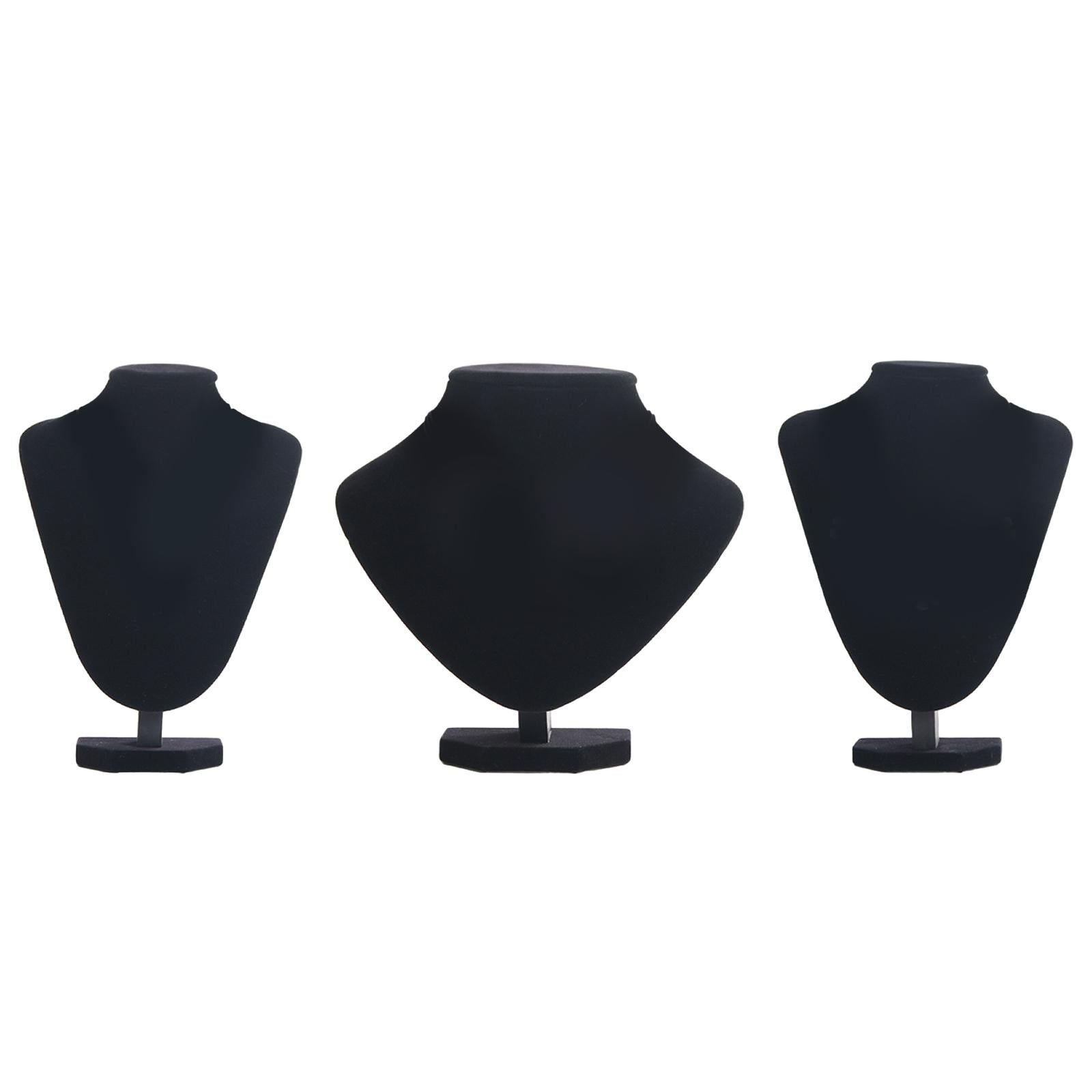 Necklace Pendant Display Stand Freestanding Velvet Jewelry Display Rack 18cmx18cm