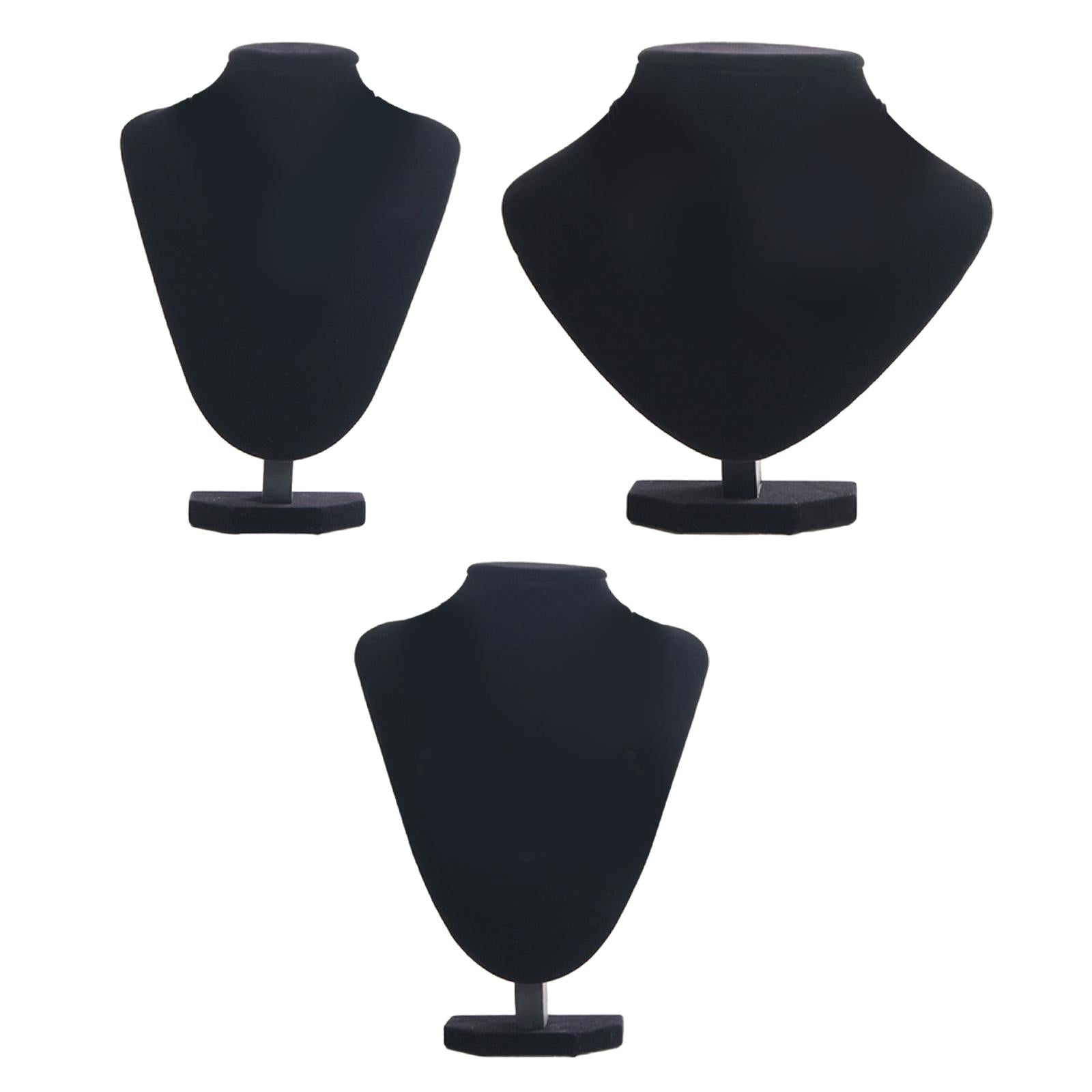 Necklace Pendant Display Stand Freestanding Velvet Jewelry Display Rack 18cmx18cm