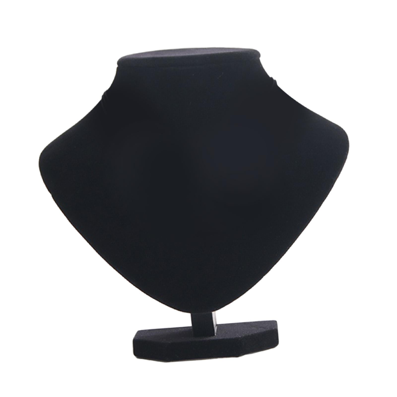 Necklace Pendant Display Stand Freestanding Velvet Jewelry Display Rack 18cmx18cm
