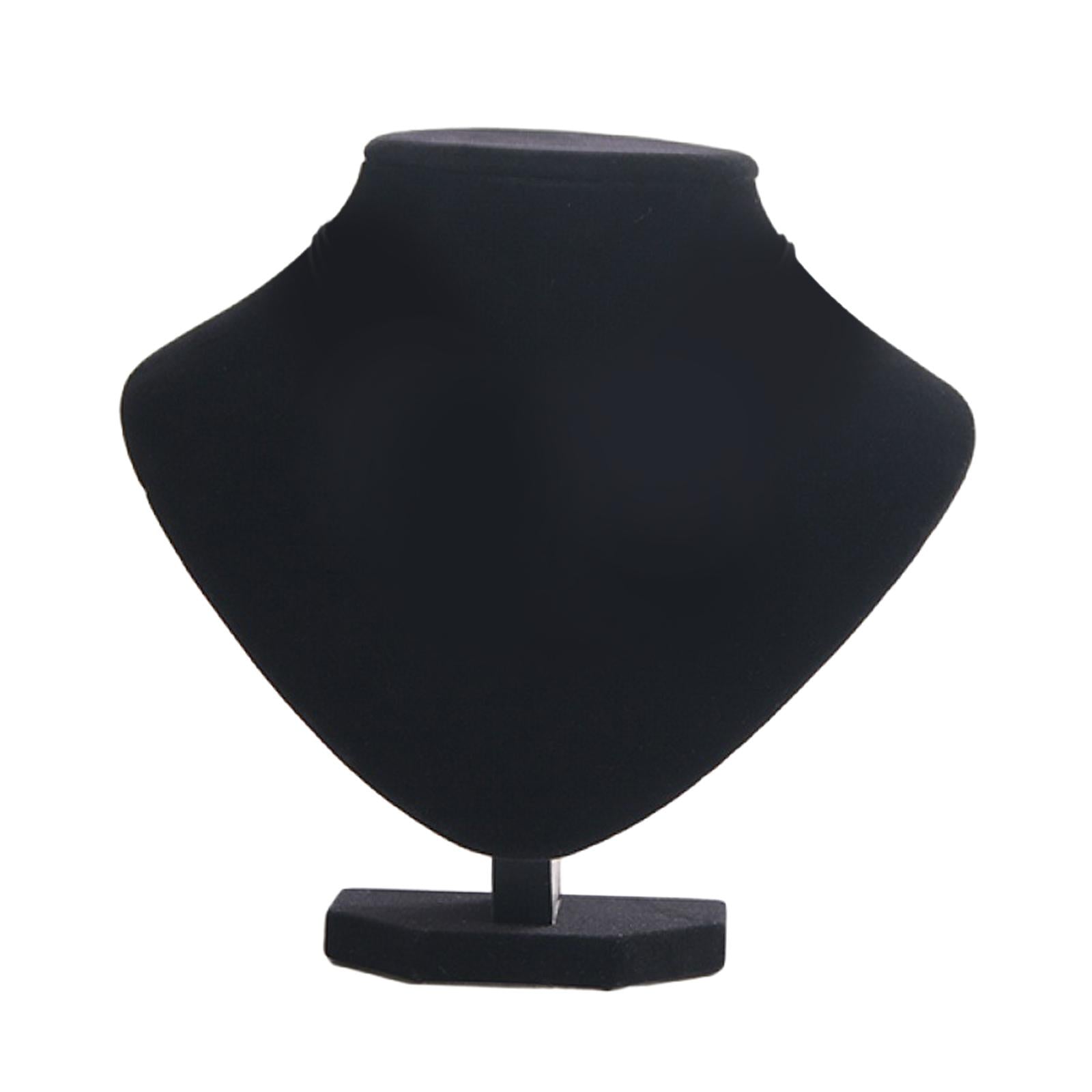 Necklace Pendant Display Stand Freestanding Velvet Jewelry Display Rack 18cmx18cm