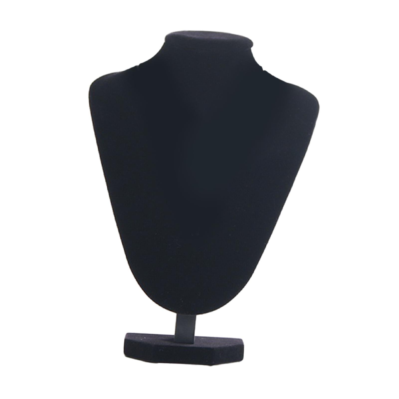 Necklace Pendant Display Stand Freestanding Velvet Jewelry Display Rack 22cmx15cm