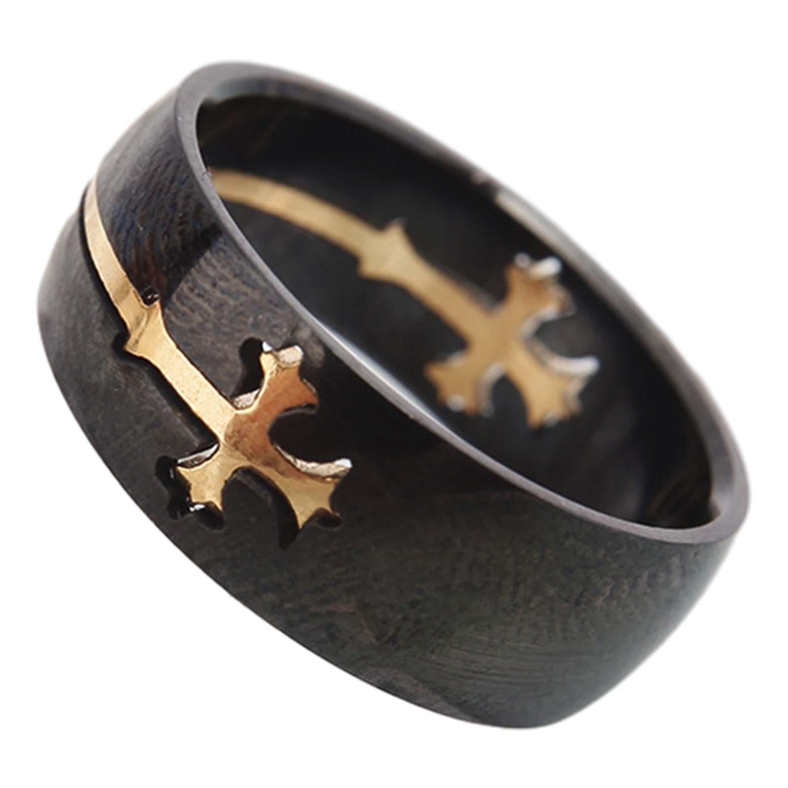 Cross Ring for Men Christian Gifts for Men Religious Ring for Baptism 9