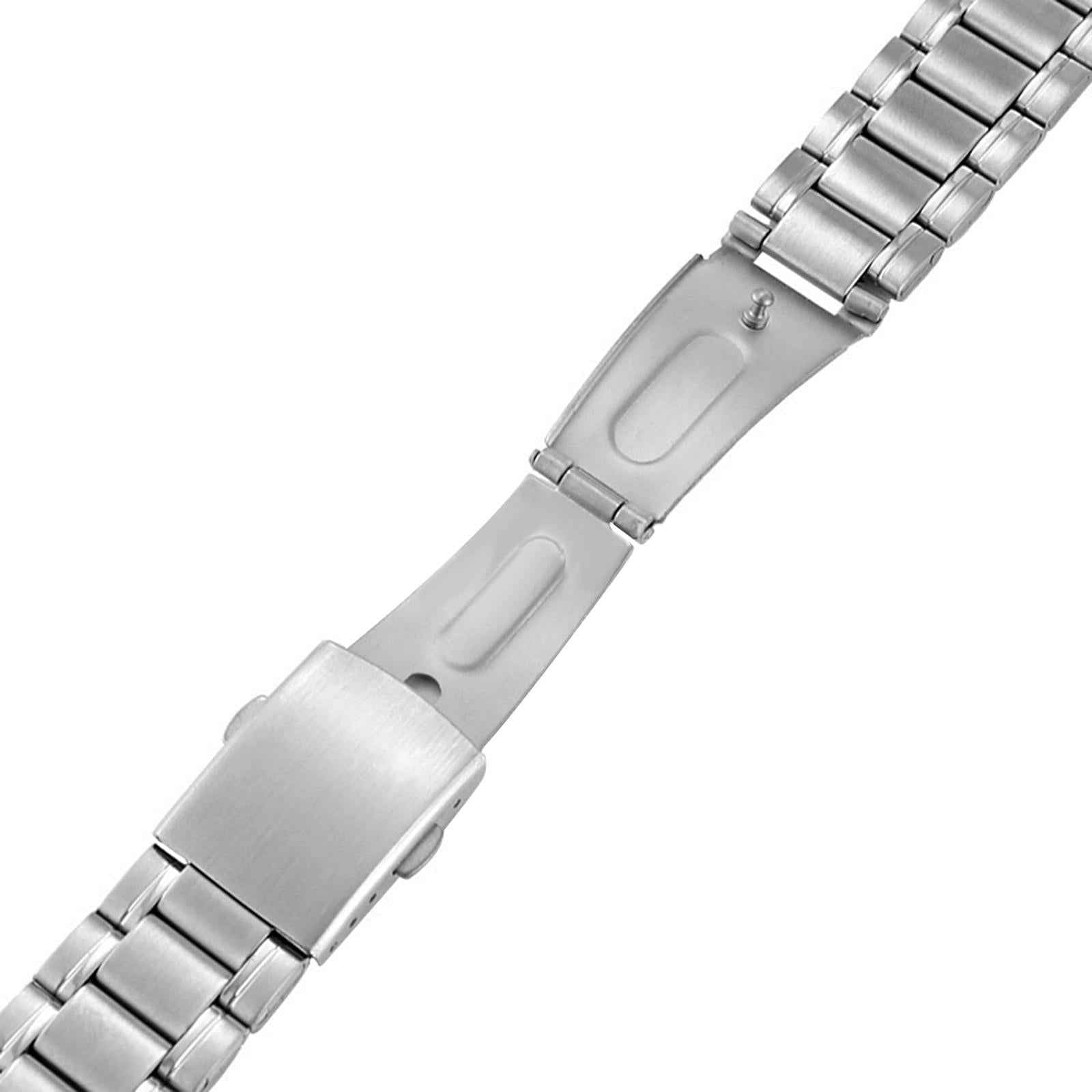 Stainless Steel Watch Band Replacement Premium Lightweight Metal Watch Strap 16mm