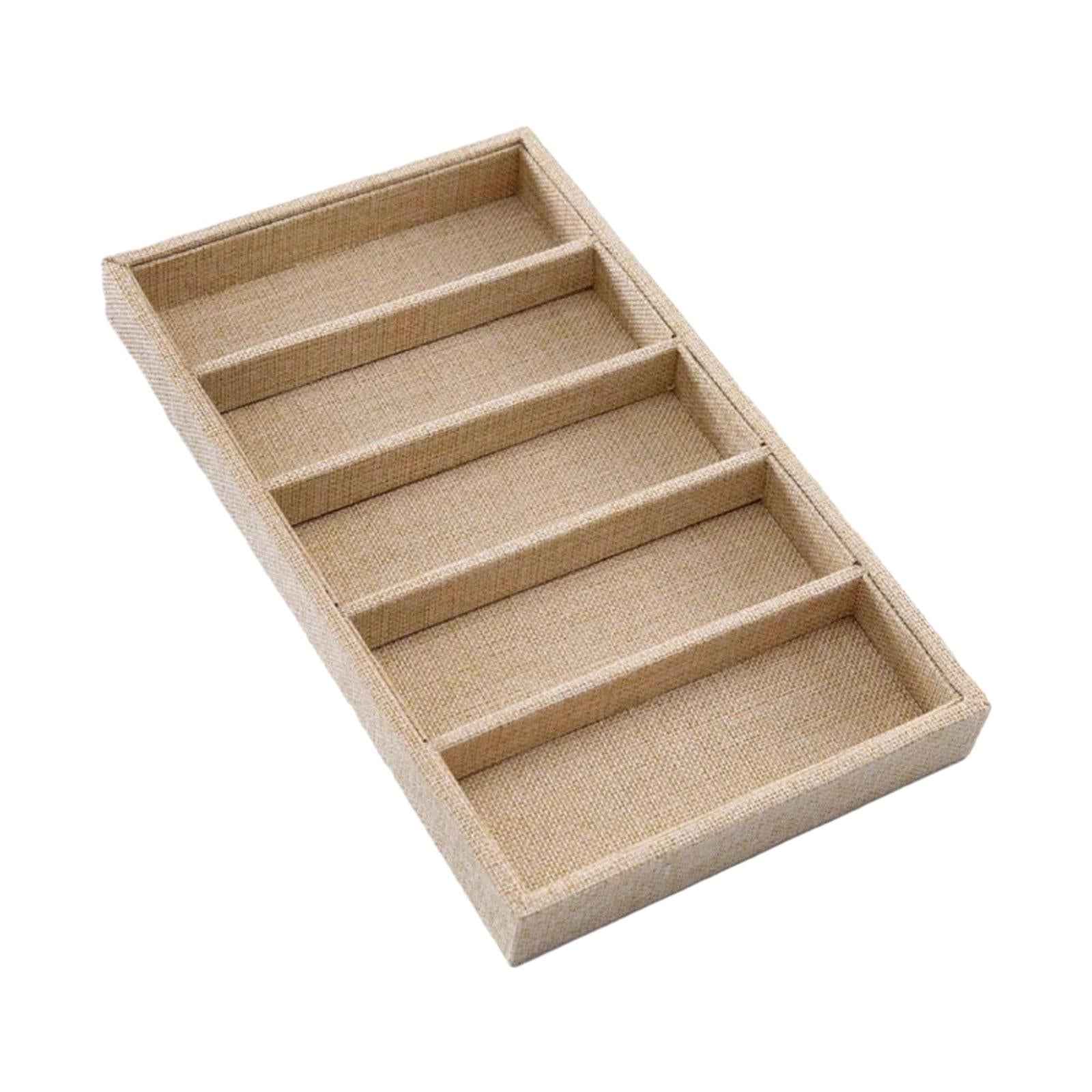 Glasses Display Tray Sunglasses Organizer Box for Desktop Apartment Travel