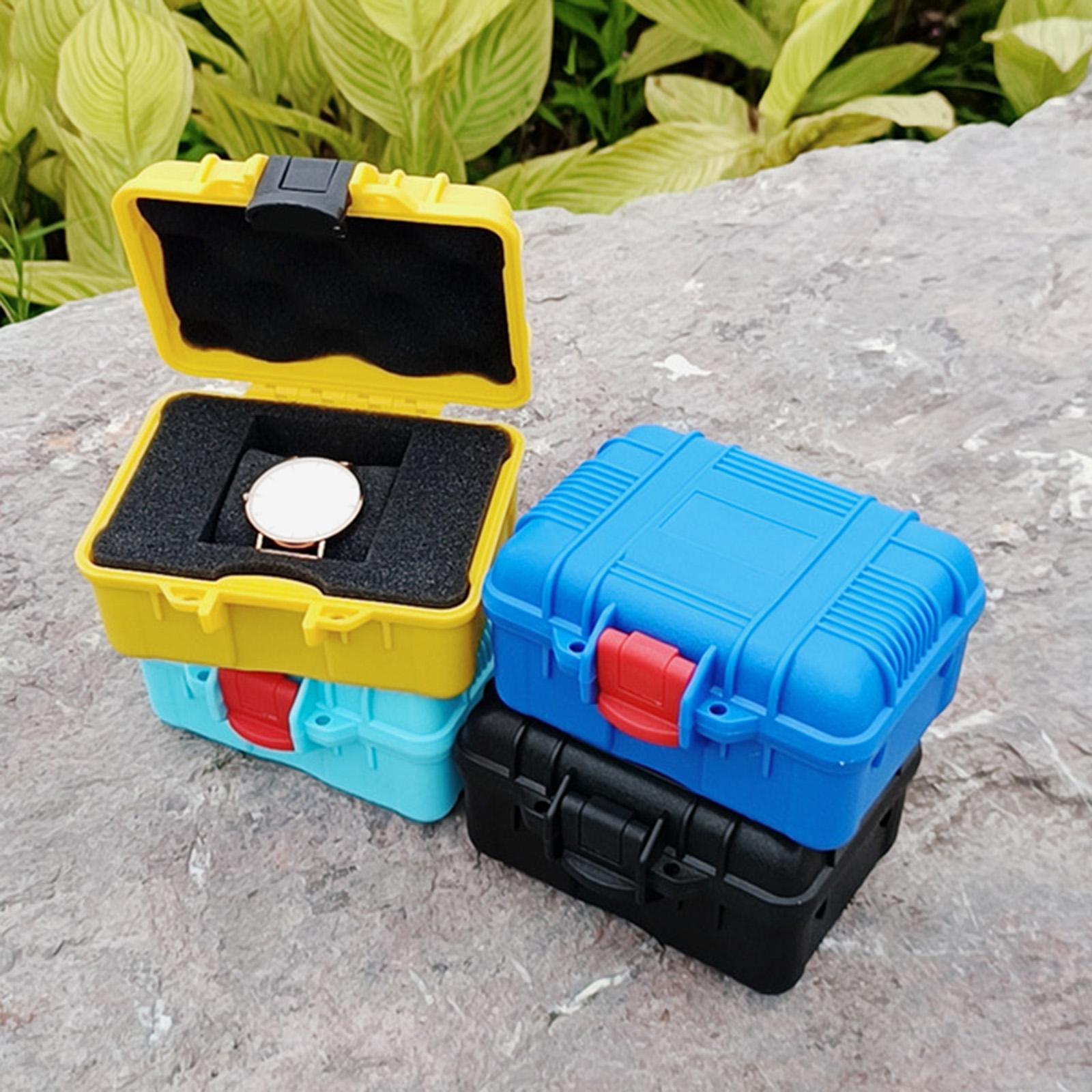 Watch Storage Box Storage Case Jewelry Heavy Duty Home Office Watch Box Case grey