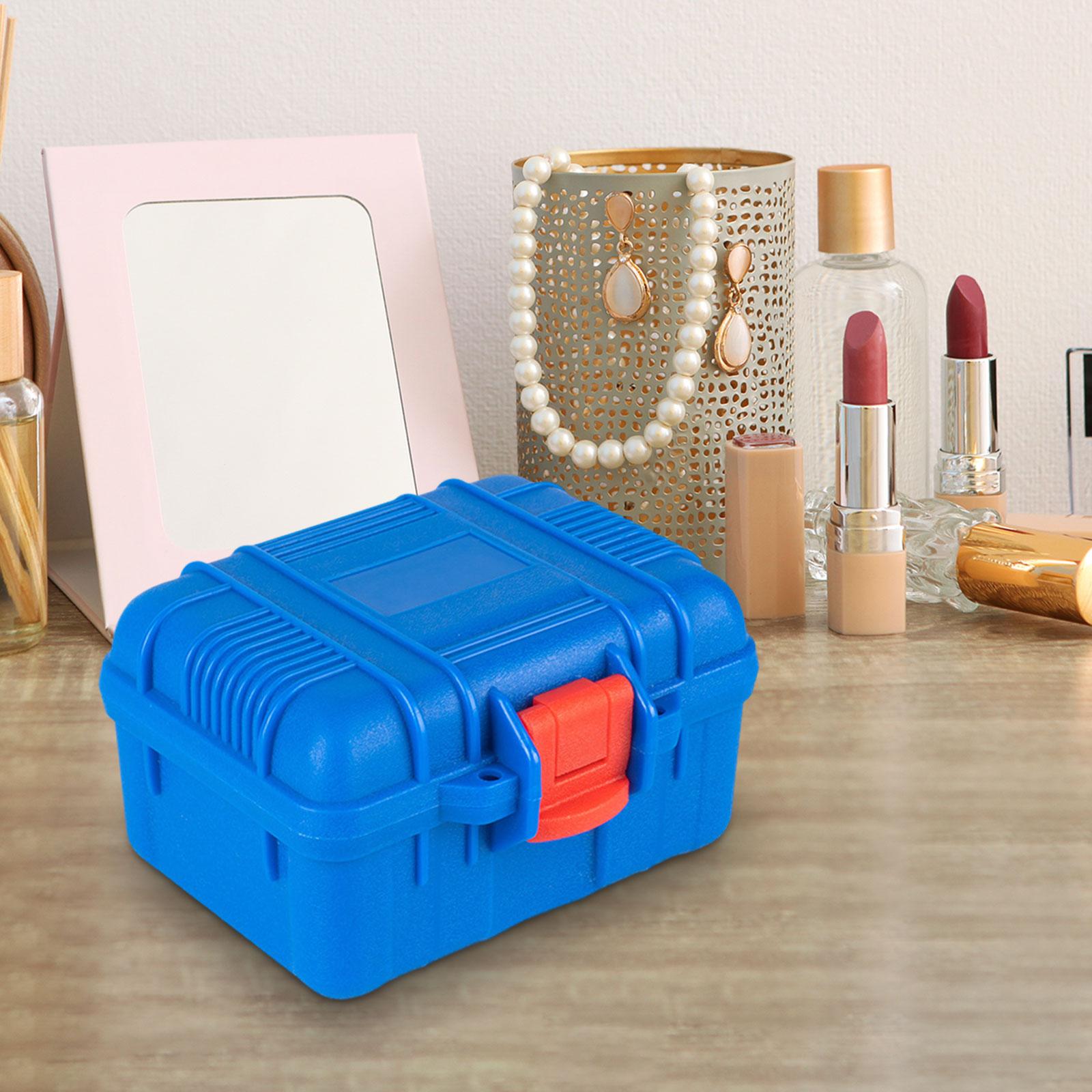 Watch Storage Box Storage Case Jewelry Heavy Duty Home Office Watch Box Case blue
