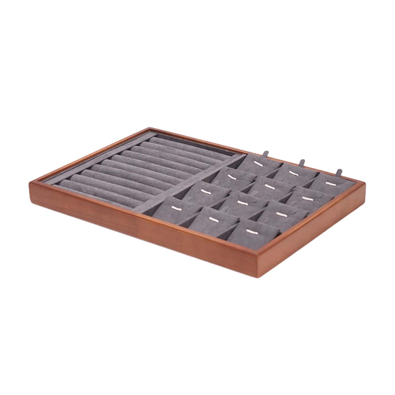 Jewelry Organizer Tray Jewelry Tray Container for Bracelet Pendants Necklace Gray