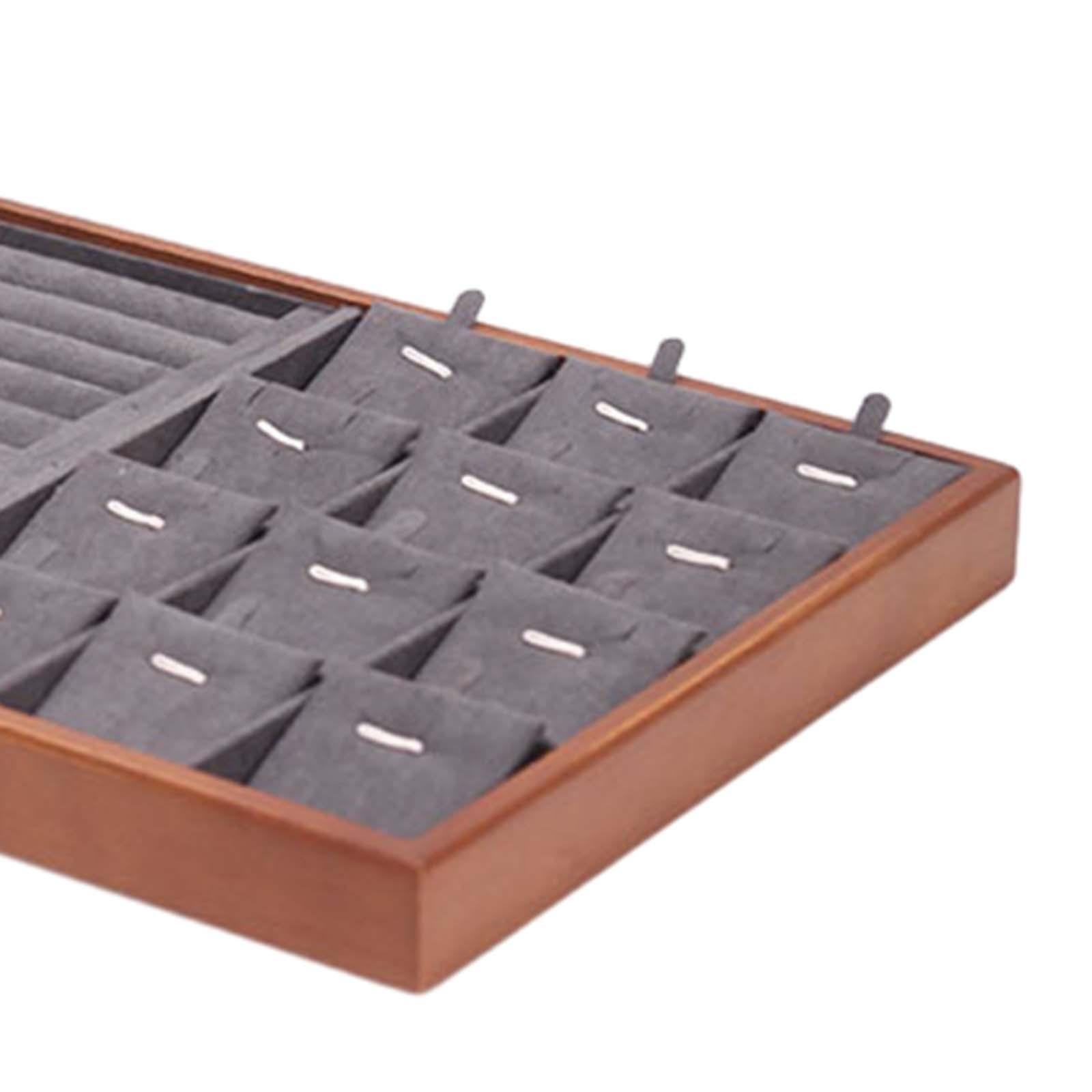 Jewelry Organizer Tray Jewelry Tray Container for Bracelet Pendants Necklace Gray