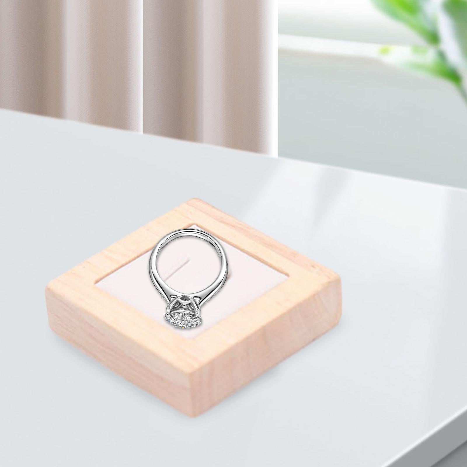 Rings Display Stand Rings Showing Organizer for Offices Home Desk Women Girl White