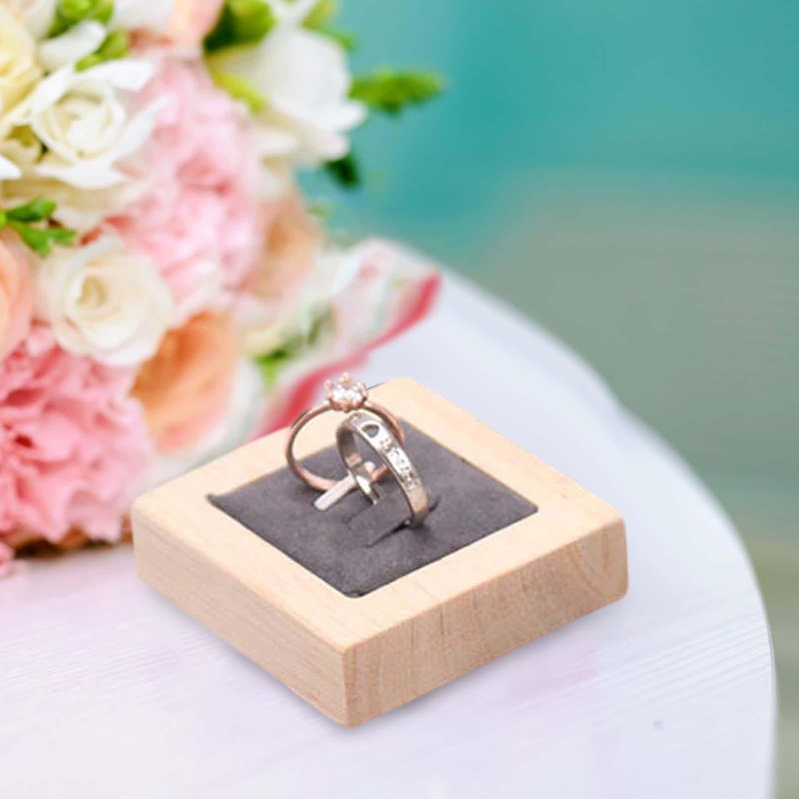 Rings Display Stand Rings Showing Organizer for Offices Home Desk Women Girl Dark Gray