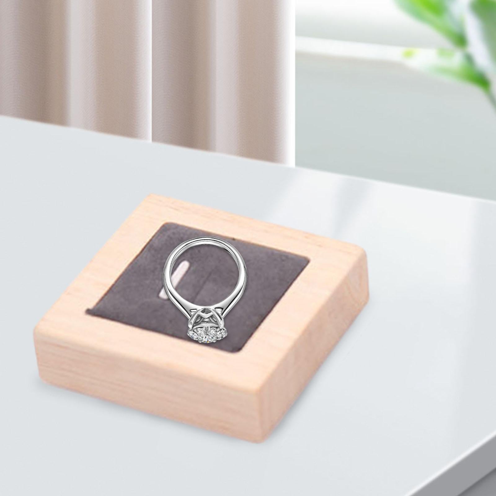 Rings Display Stand Rings Showing Organizer for Offices Home Desk Women Girl Dark Gray