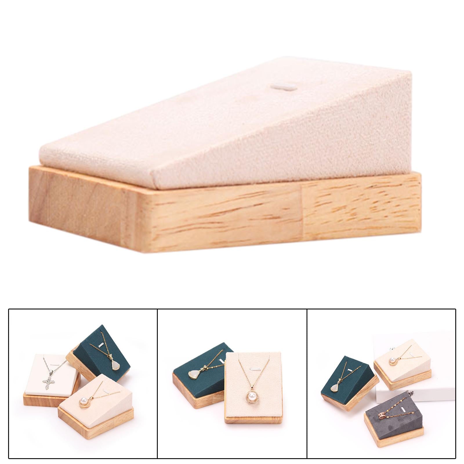 Necklace Display Stand Chain Necklace Holder for Home Anniversary Beige