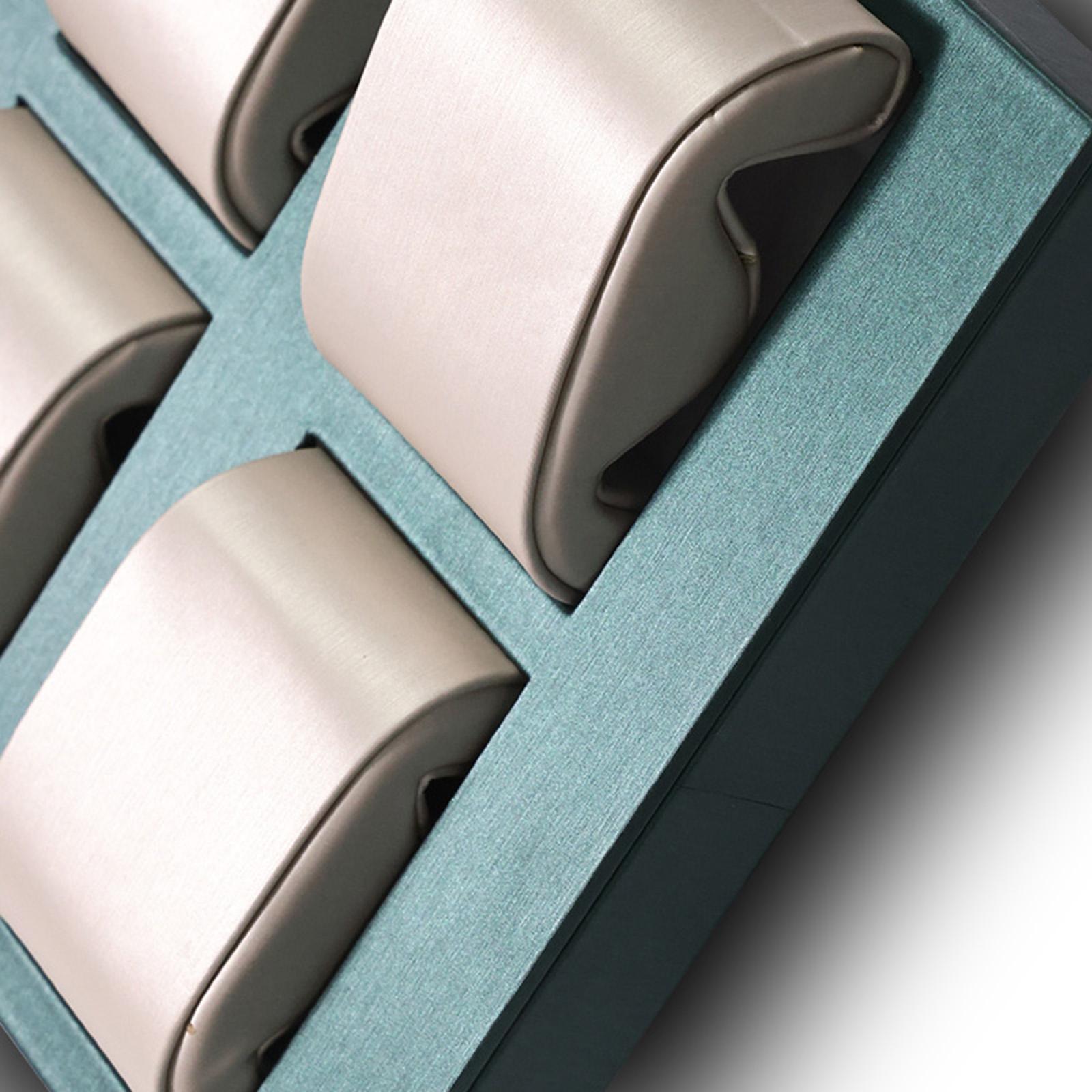 Watch Jewelry Tray Organizer for Men for Countertop Shop Bedroom Living Room Green 2 Pillows