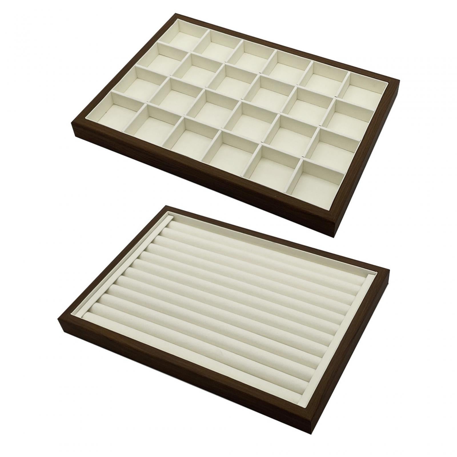 Jewelry Organizer Tray Women Jewelry Storage Display for Live Broadcast Shop Strip