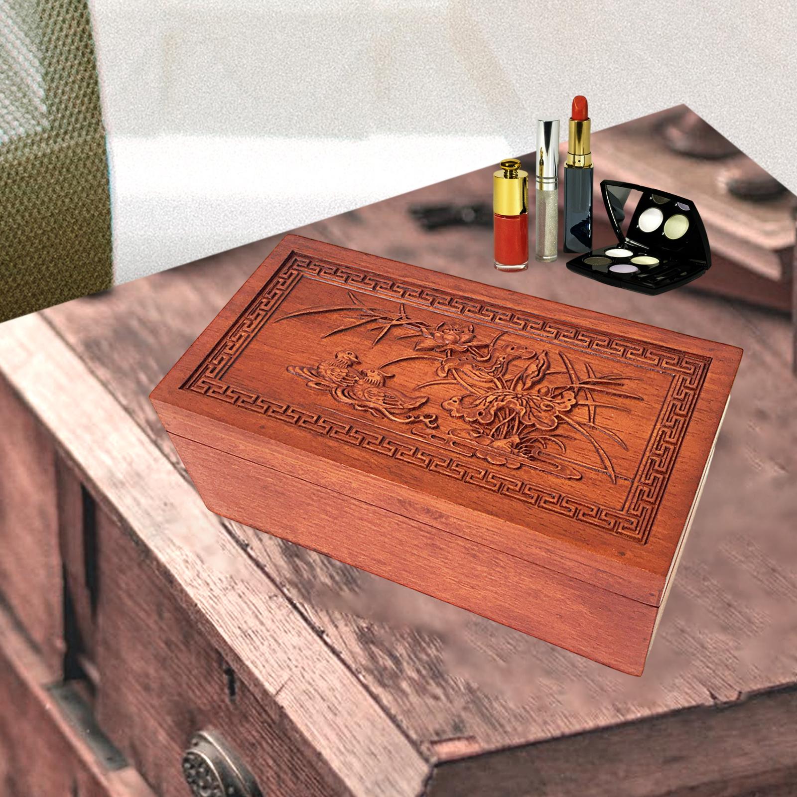 Magnetic Jewelry Box for Women Storage Case for Necklace Charm Earrings Stud Style B