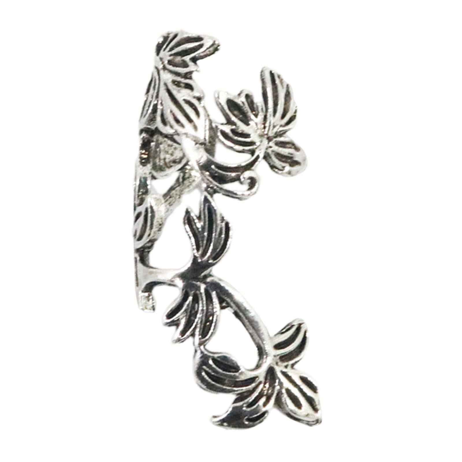 Cartilage Ear Cuff Vintage Style Clip on Earring for Women Men Party Bronze Silver Right