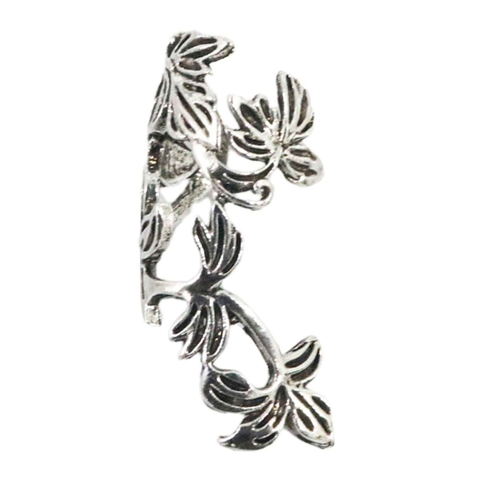 Cartilage Ear Cuff Vintage Style Clip on Earring for Women Men Party Bronze Silver Right