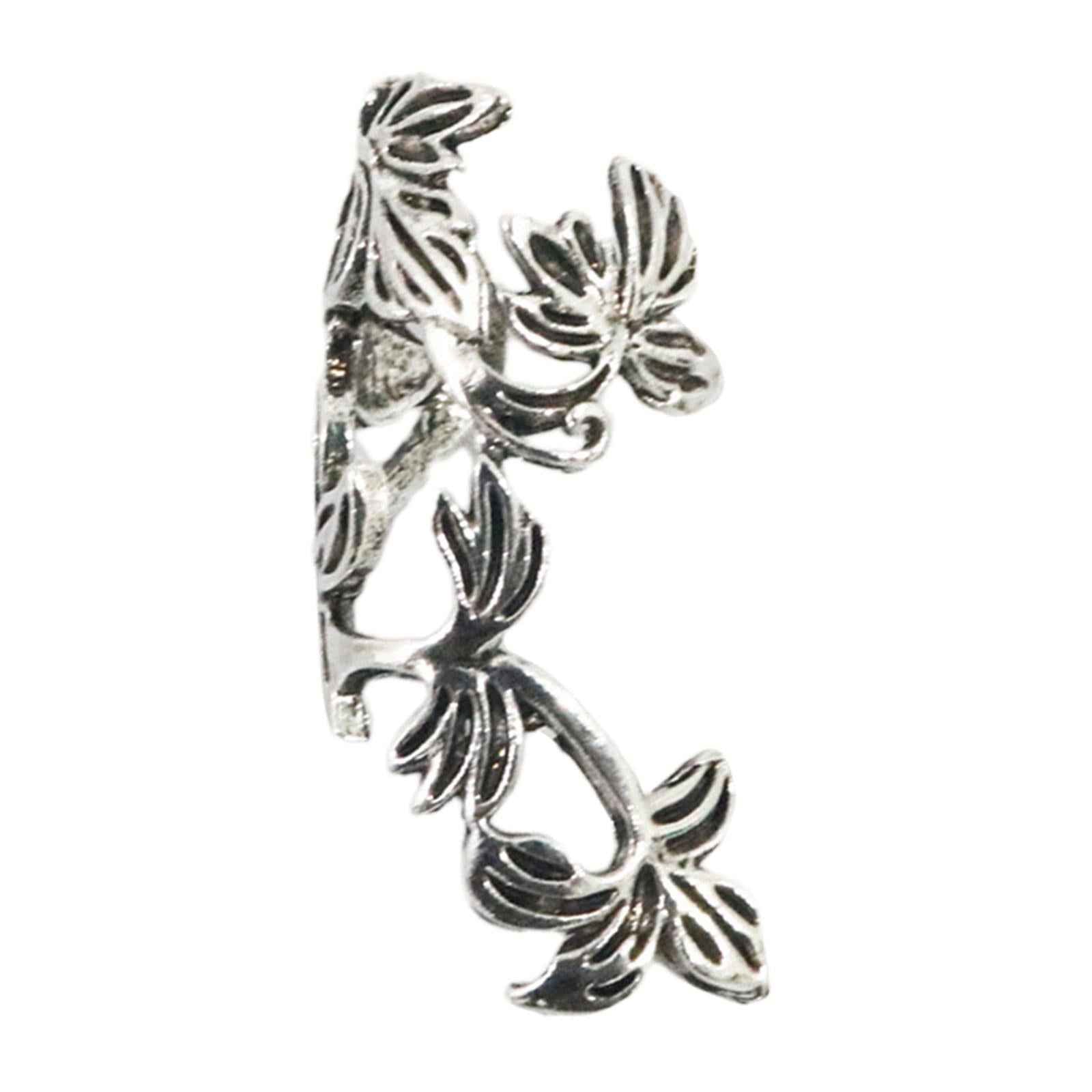 Cartilage Ear Cuff Vintage Style Clip on Earring for Women Men Party Bronze Silver Right