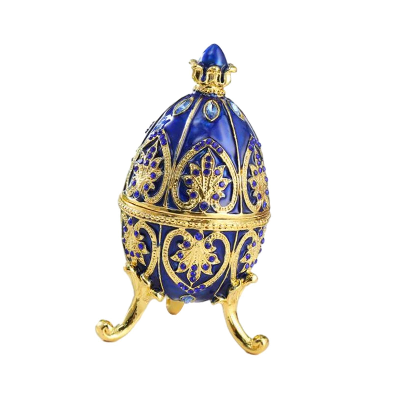 Easter Egg Jewelry Box Trinket Case Container Delicate Portable Jewelry Case