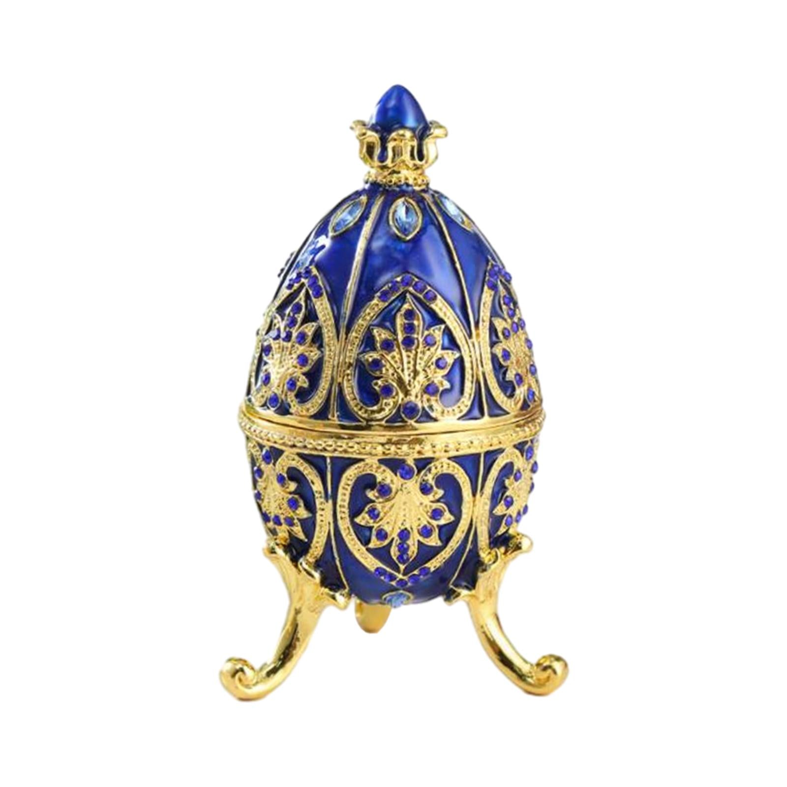 Easter Egg Jewelry Box Trinket Case Container Delicate Portable Jewelry Case