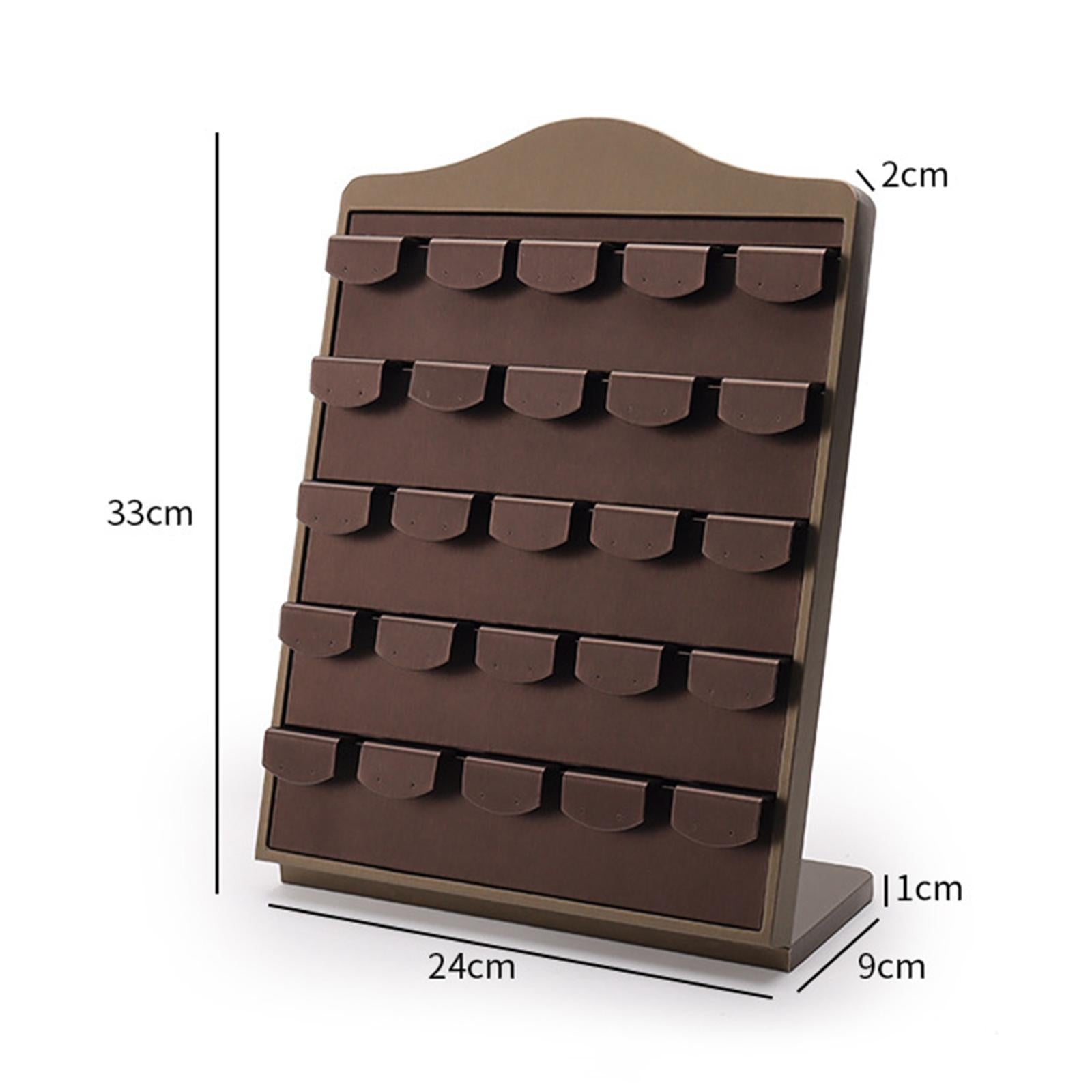 Earring Display Stand Earring Studs Rack for Props Live Broadcasting Dresser Gray