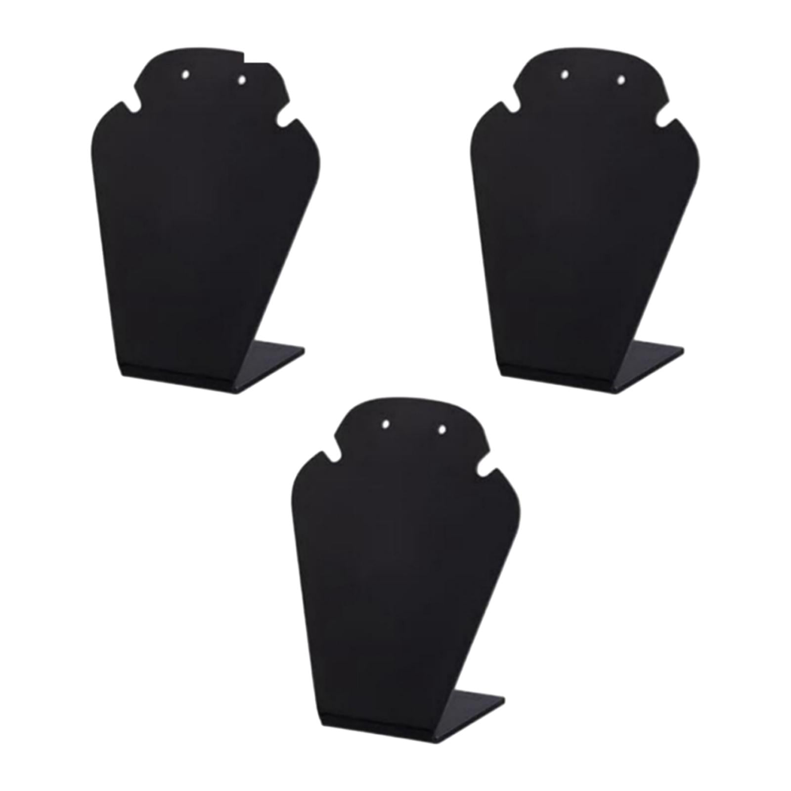 3Pcs Necklace Display Stand Elegant for Desktop Countertop Photography Props