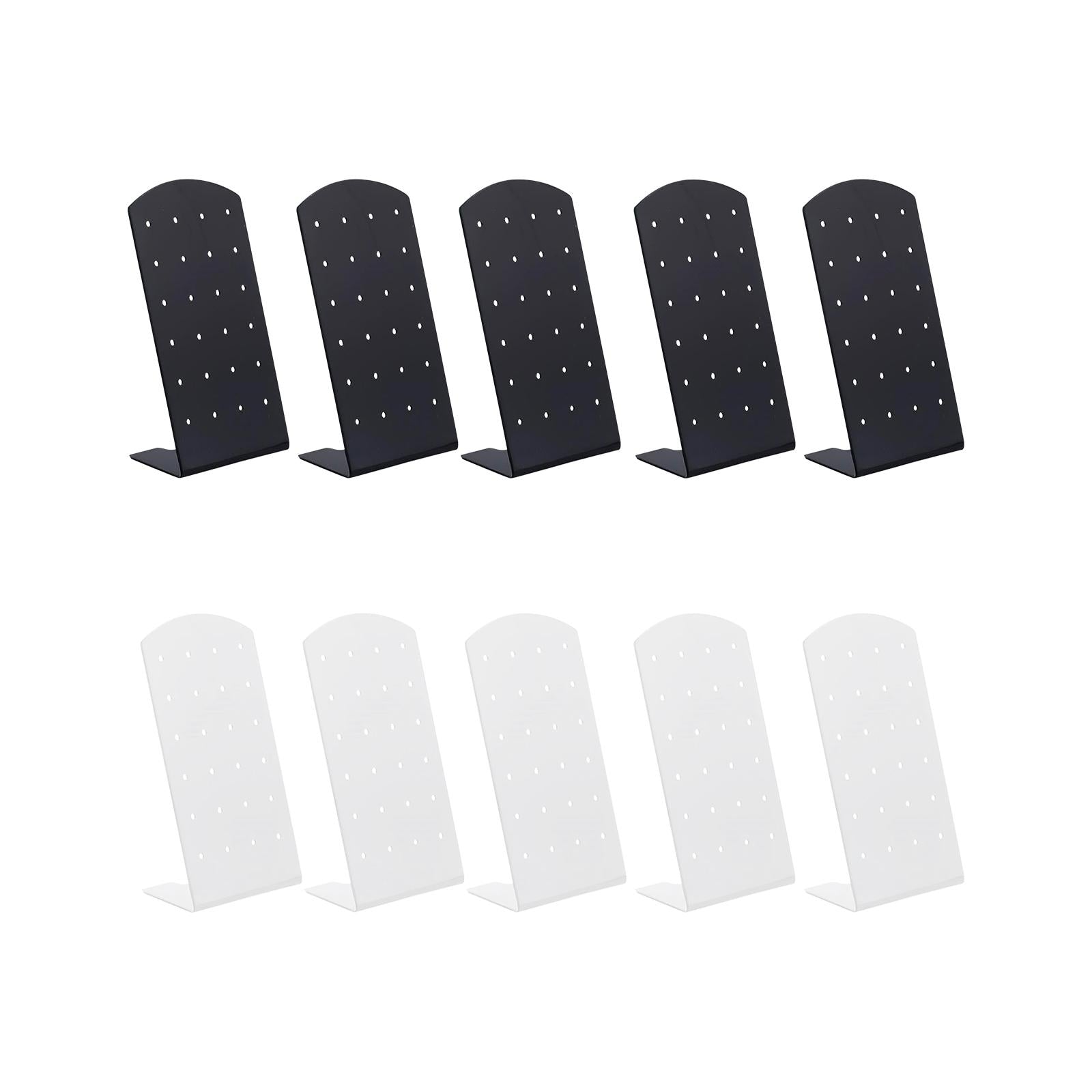 10x Earring Display Stand Earring Studs Rack for Dresser Showcase Countertop