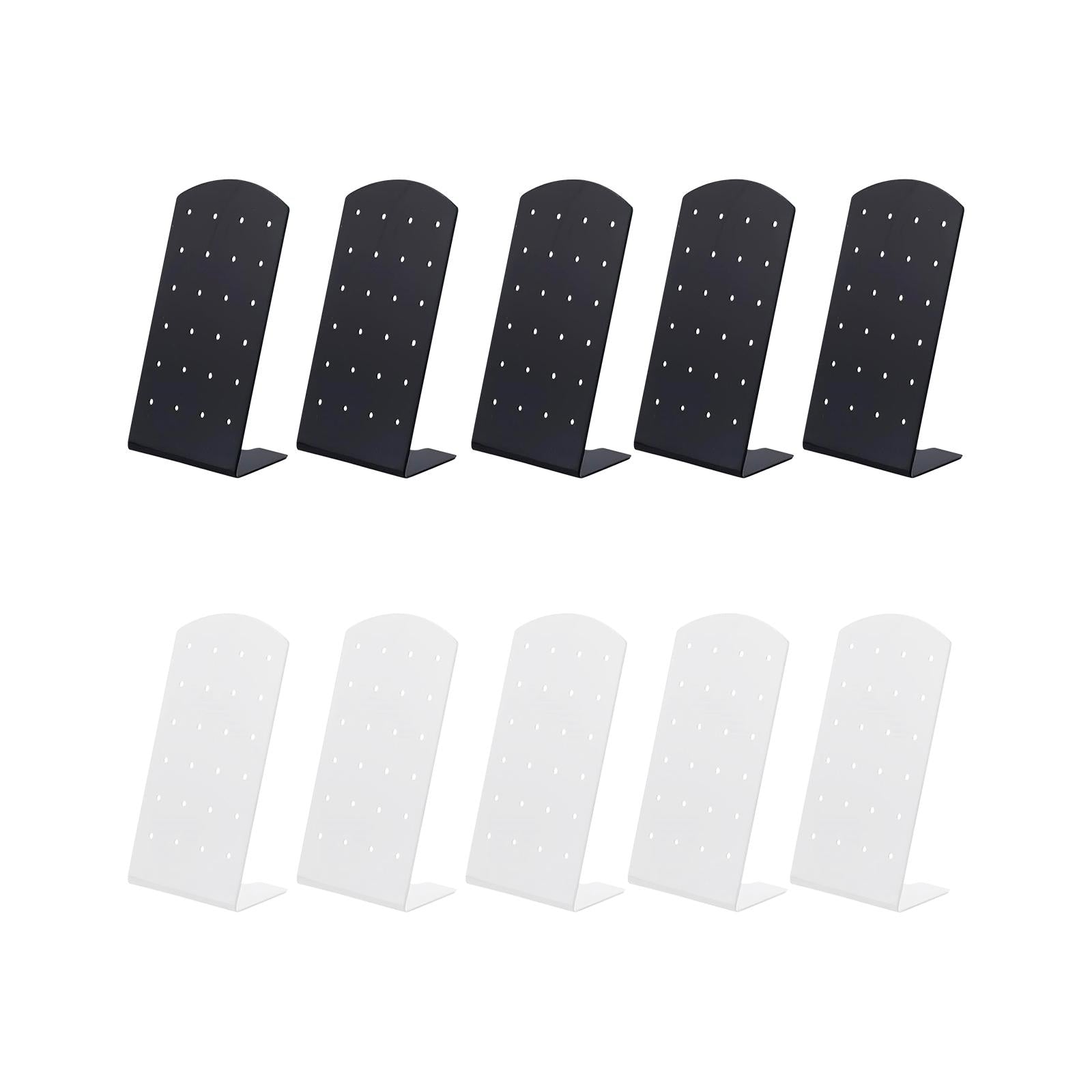 10x Earring Display Stand Earring Studs Rack for Dresser Showcase Countertop