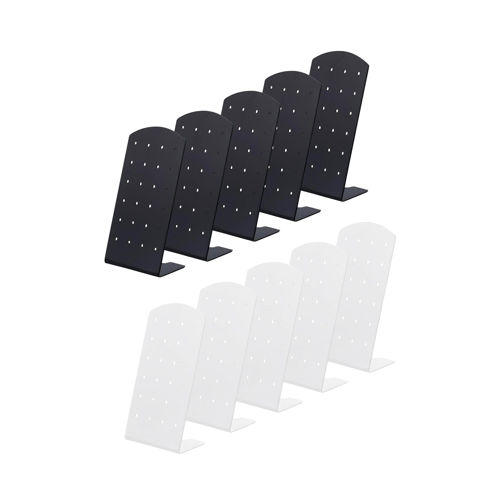 10x Earring Display Stand Earring Studs Rack for Dresser Showcase Countertop