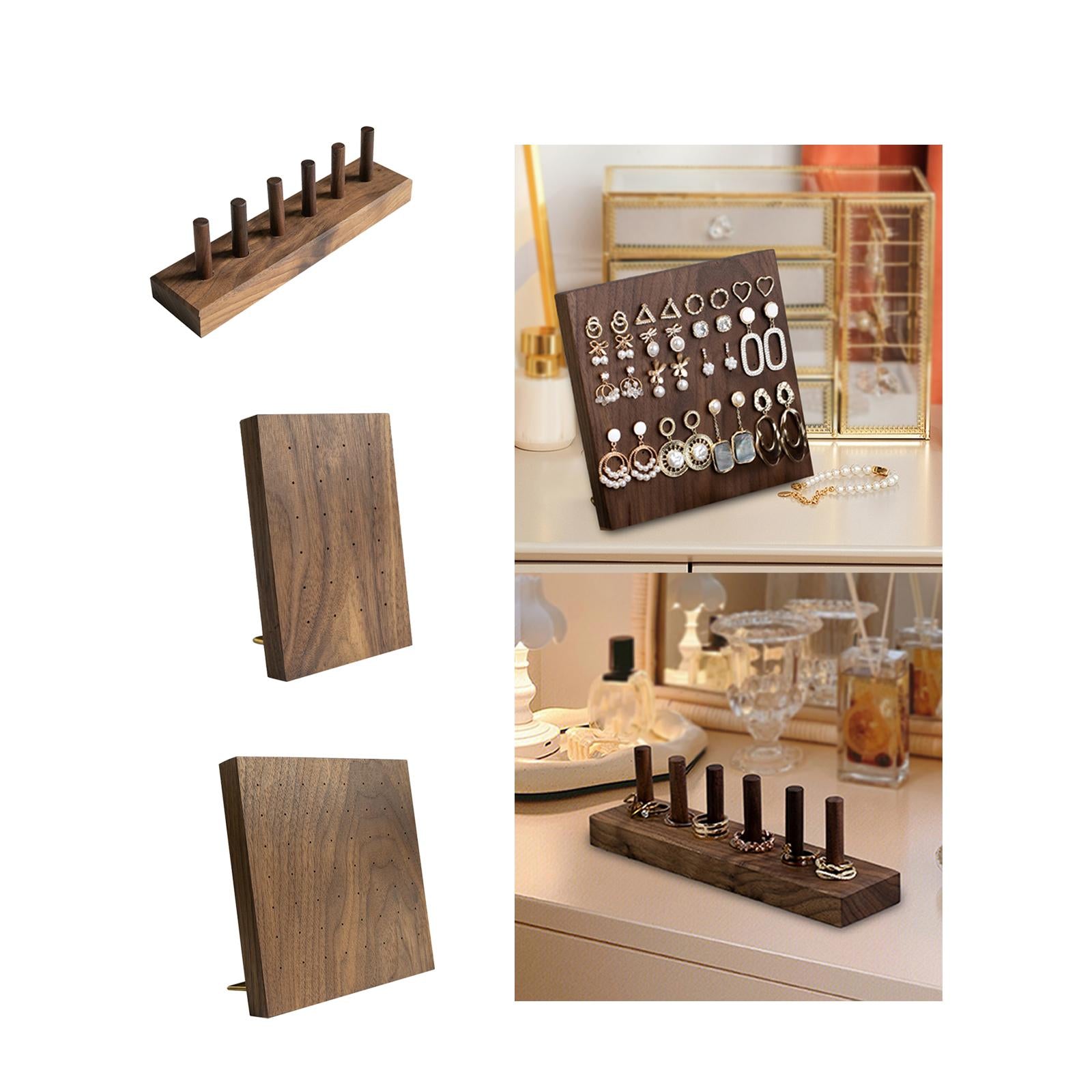 Jewelry Display Stand Decor Jewelry Rack for Desktop Props Live Broadcasting Ring Rack 20x5x6cm