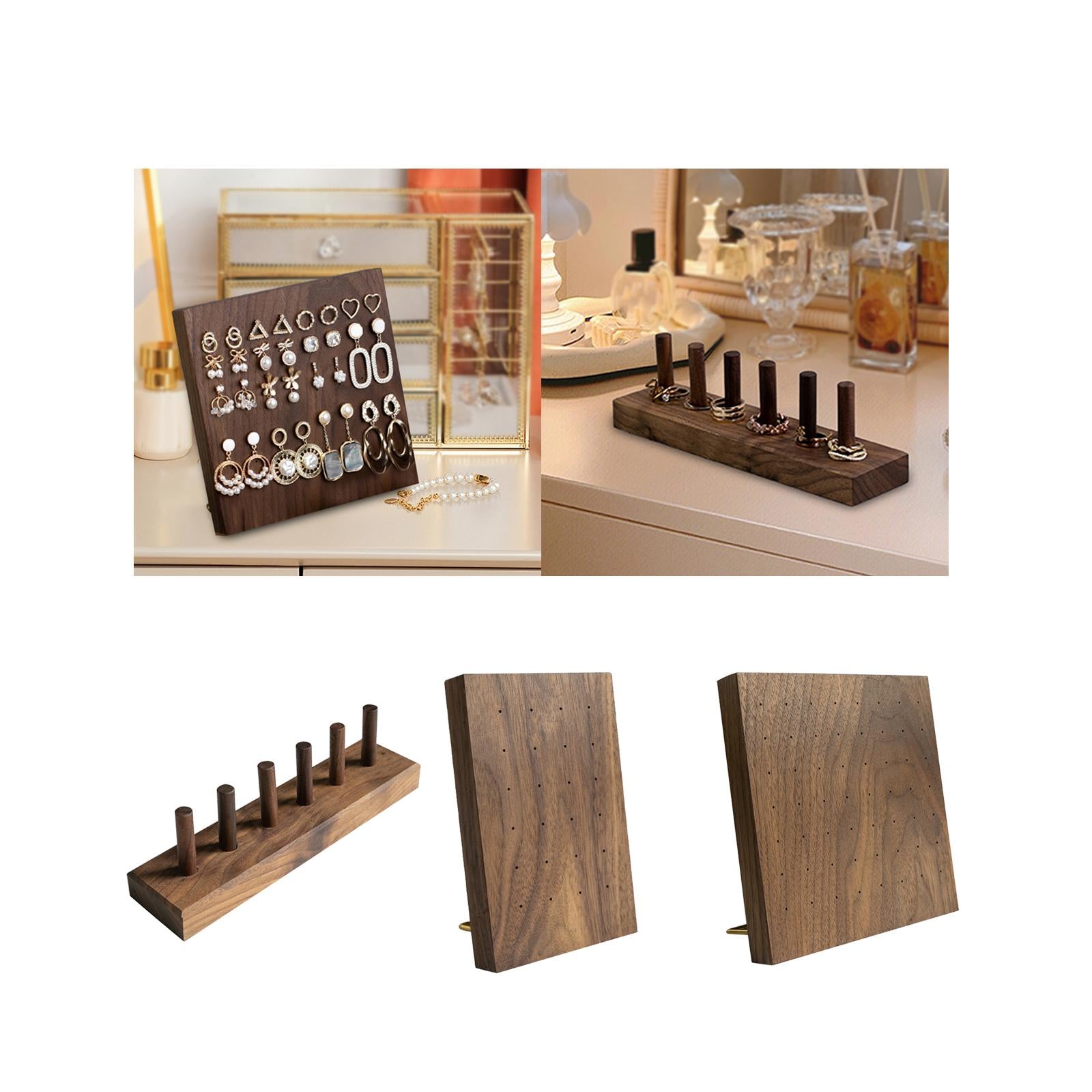 Jewelry Display Stand Decor Jewelry Rack for Desktop Props Live Broadcasting Ring Rack 20x5x6cm