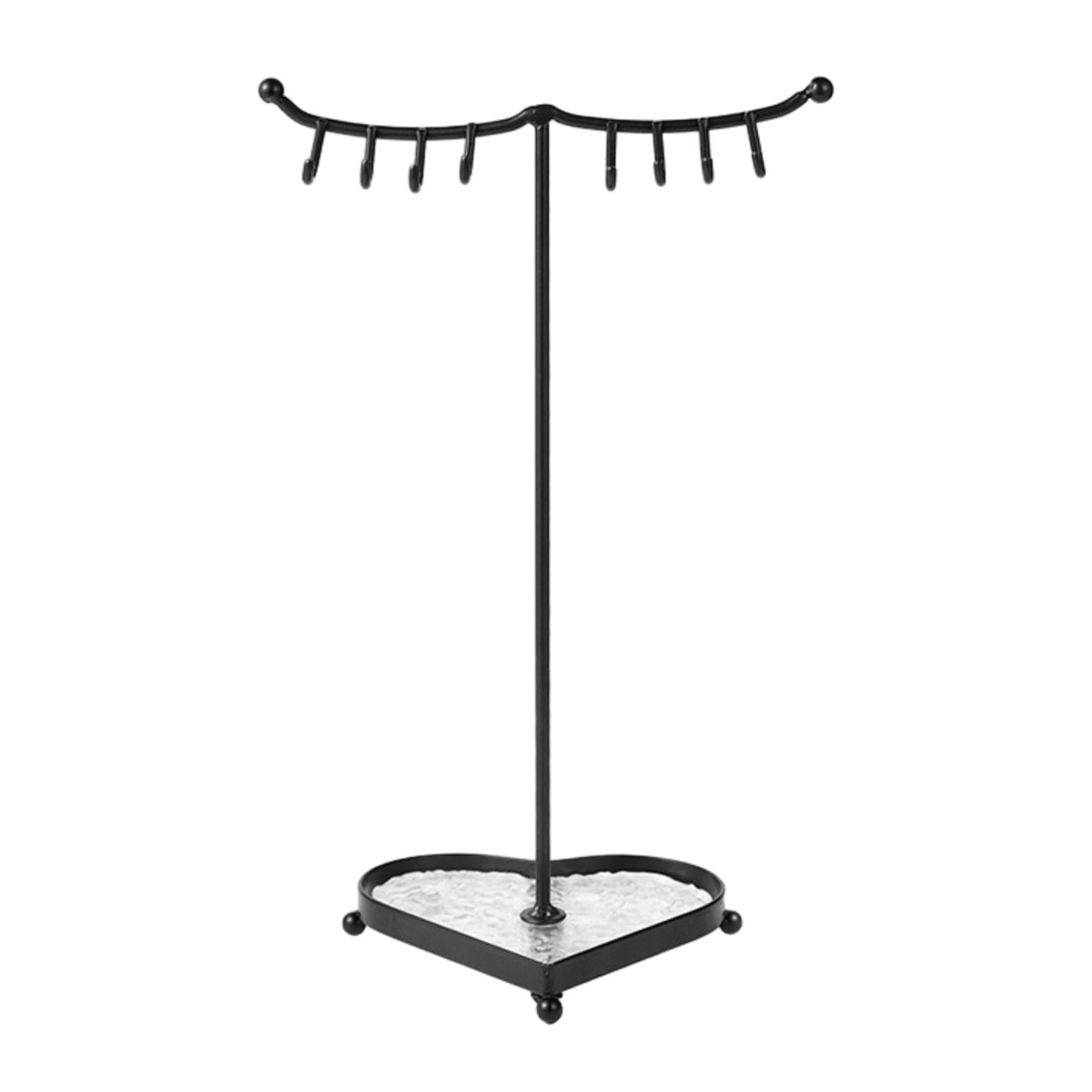 Jewelry Organizer Stand Jewelry Holder for Dresser Jewelry Props Photography Black