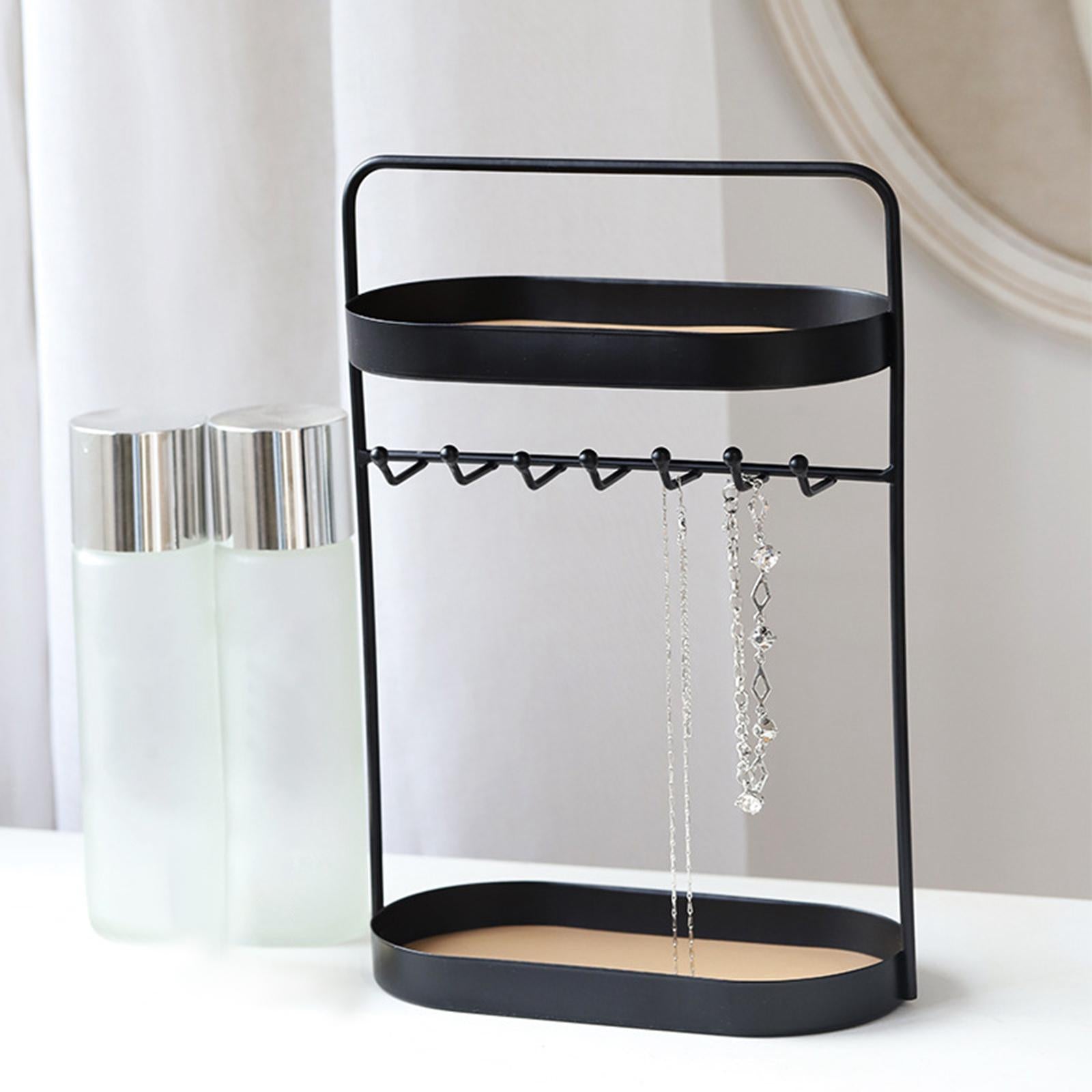 Entryway Tabletop Key Holder Rack Showcase Decorative Jewelry Organizer Tray