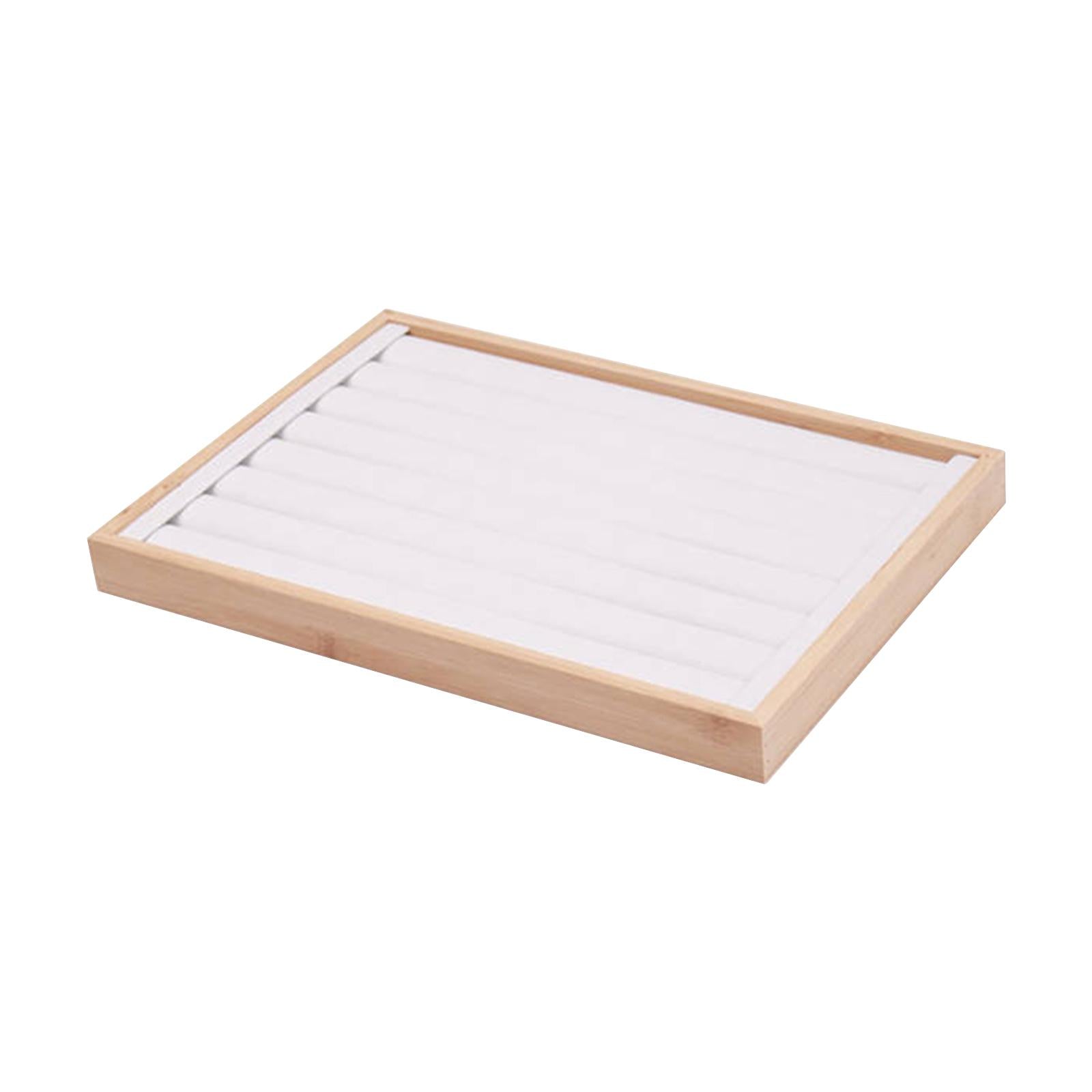 Jewelry Tray Organizer Tabletop Decoration Home Use Dresser Storage Box Case