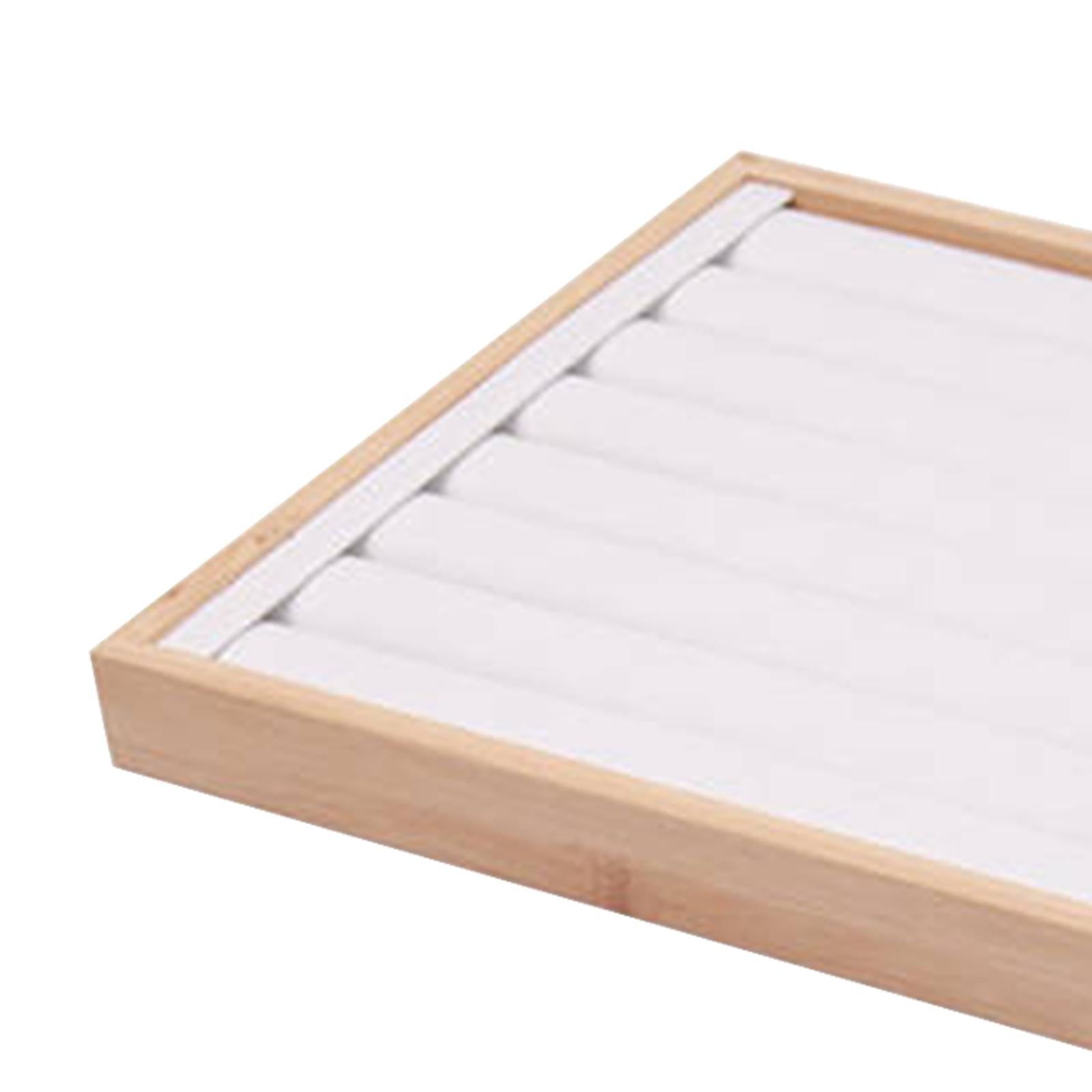 Jewelry Tray Organizer Tabletop Decoration Home Use Dresser Storage Box Case