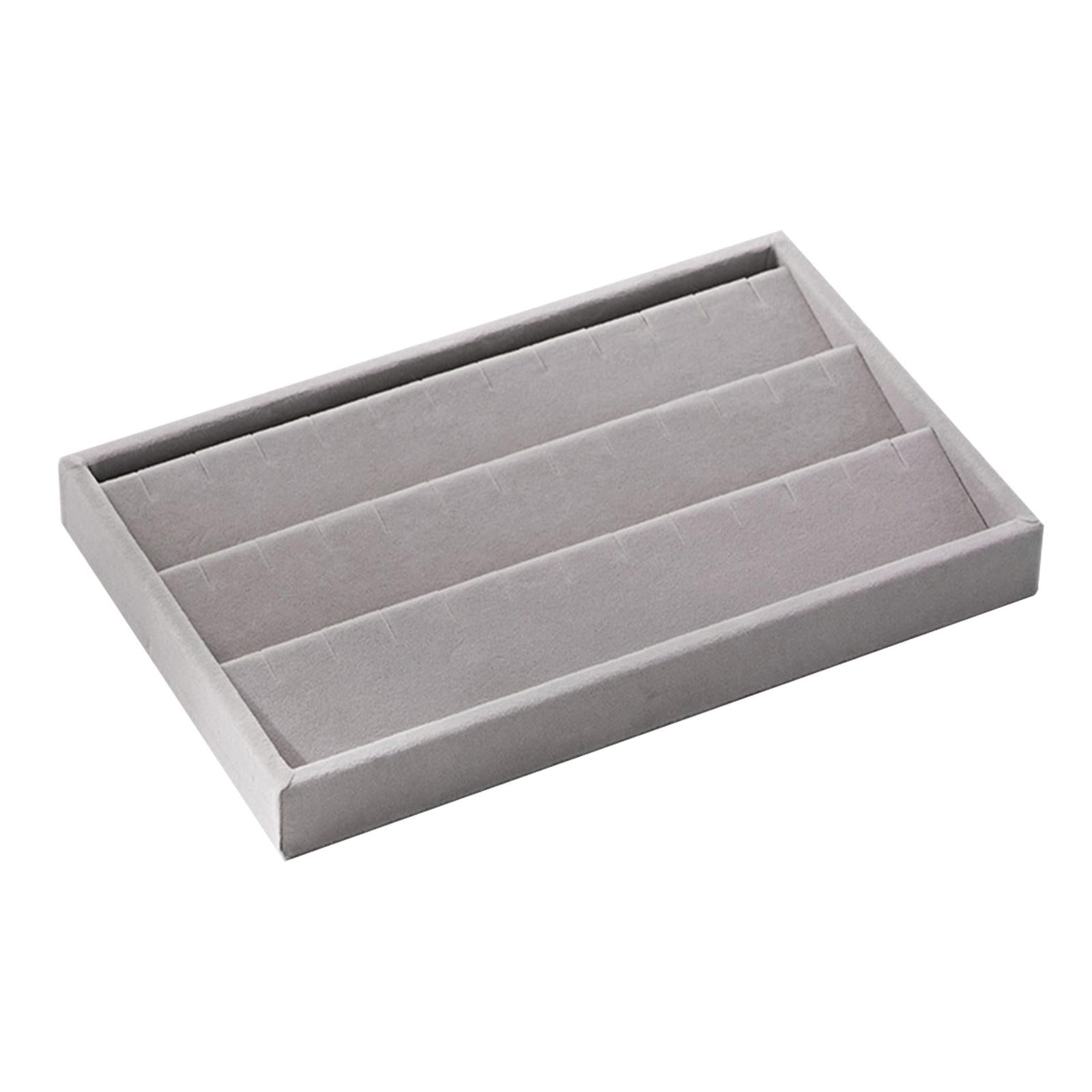 Jewelry Organizer Ring Tray Jewelry Storage Case for Earring Travel Home Use Style C