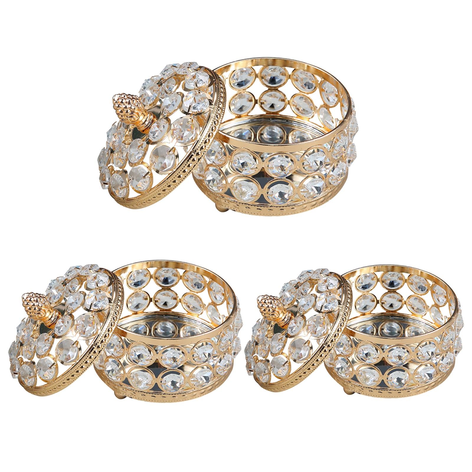 Jewelry Box Trinket Storage Organizer for Earrings Necklaces Bracelets Girls l