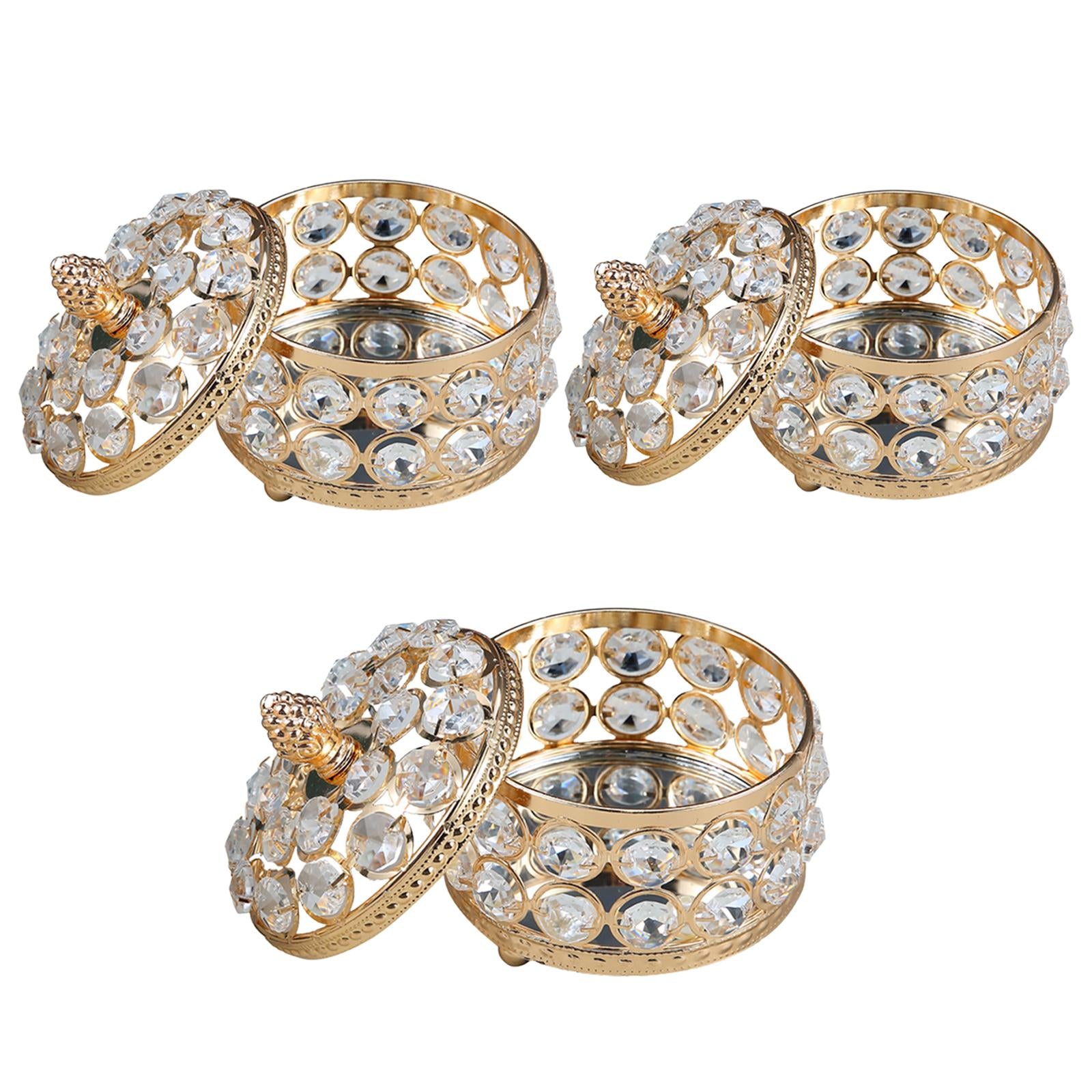 Jewelry Box Trinket Storage Organizer for Earrings Necklaces Bracelets Girls l